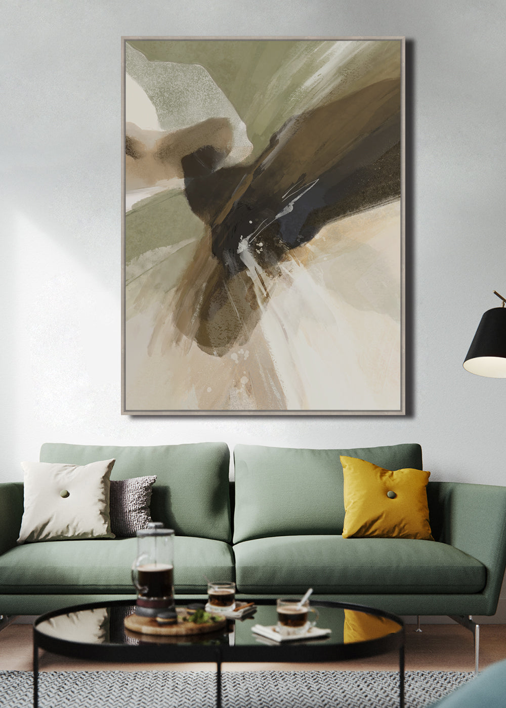 Oasis Abstract Canvas Picture