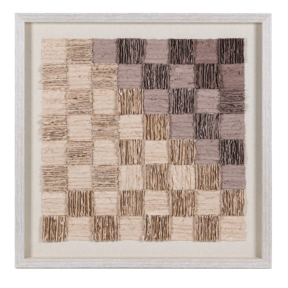 Ombre Crosshatch Medium Wall Art