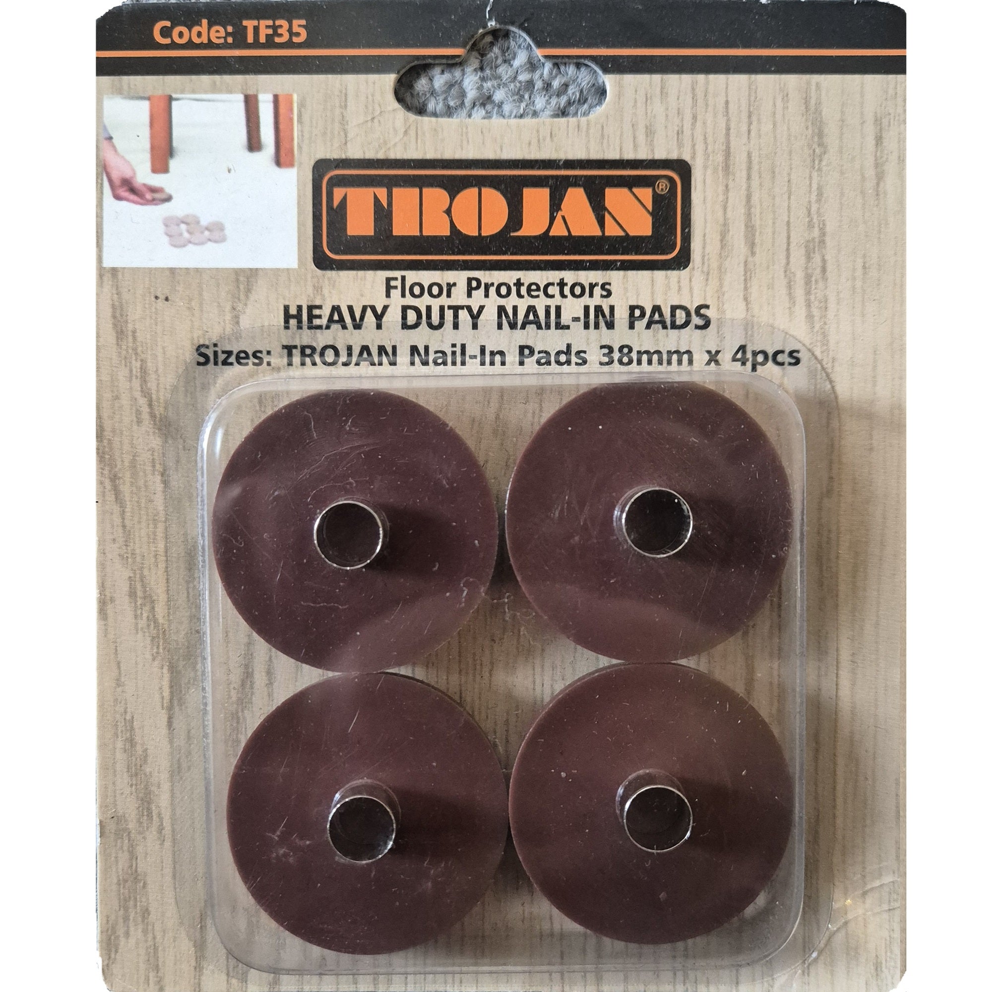 Heavy-Duty Nail-In Pads