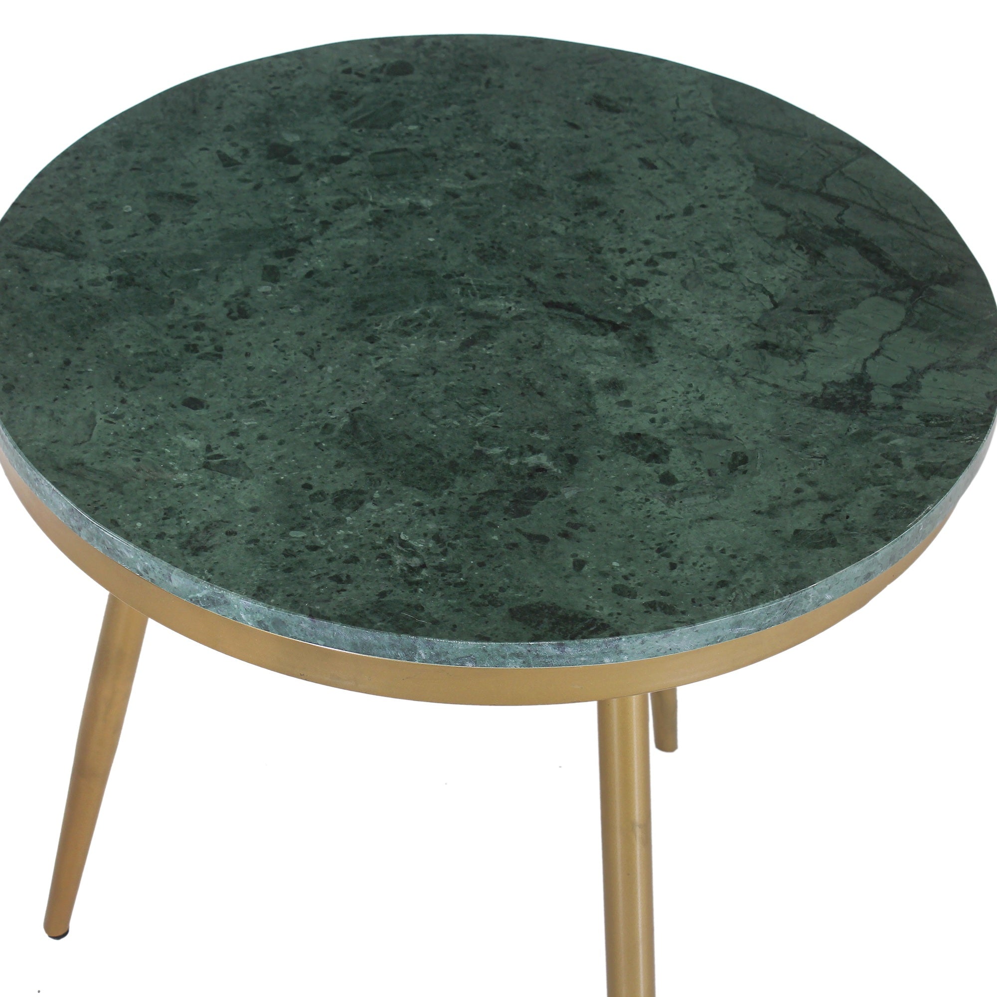 Yuto Green & Gold Nest of Tables