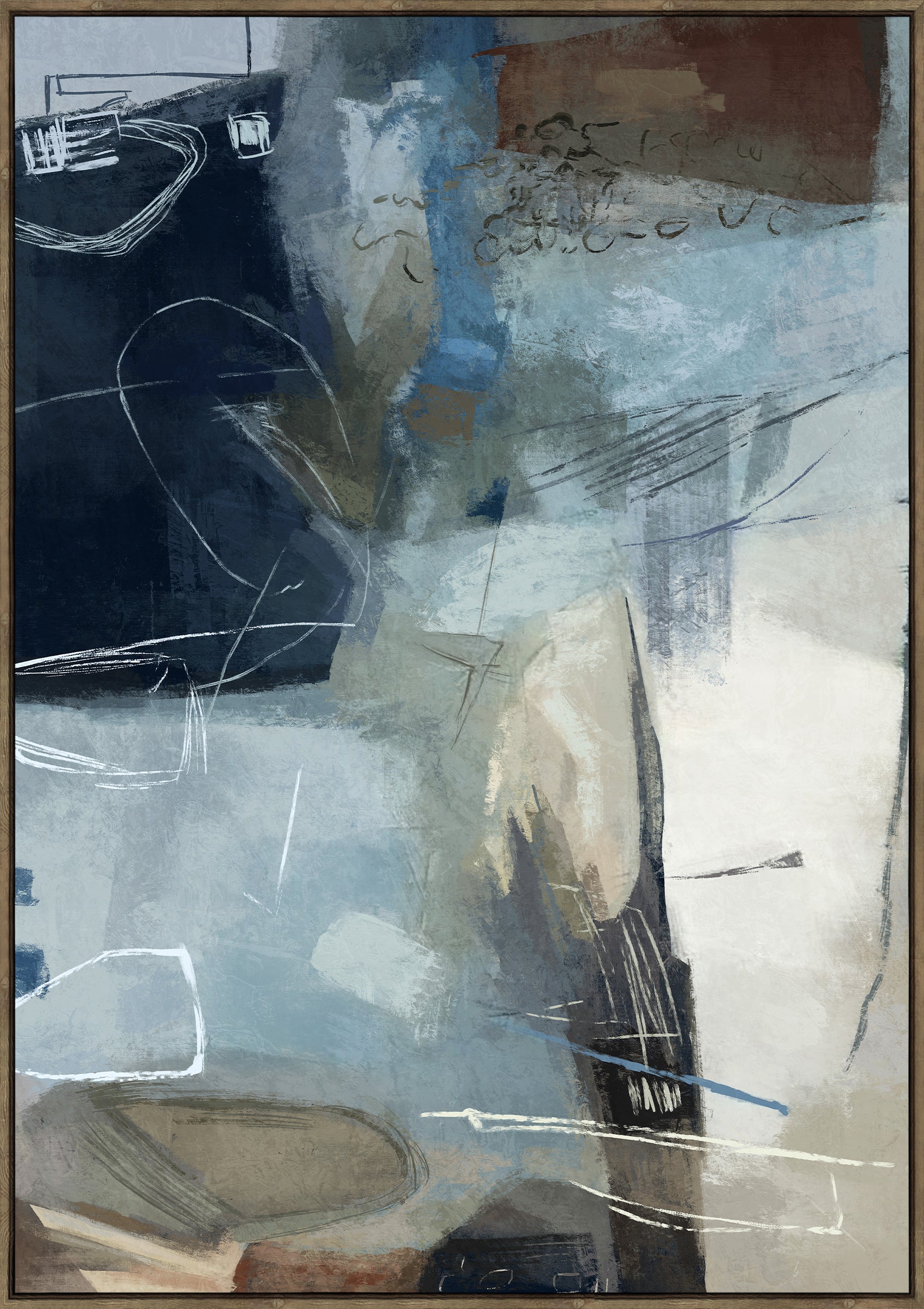 Dynamic III Small Canvas Picture