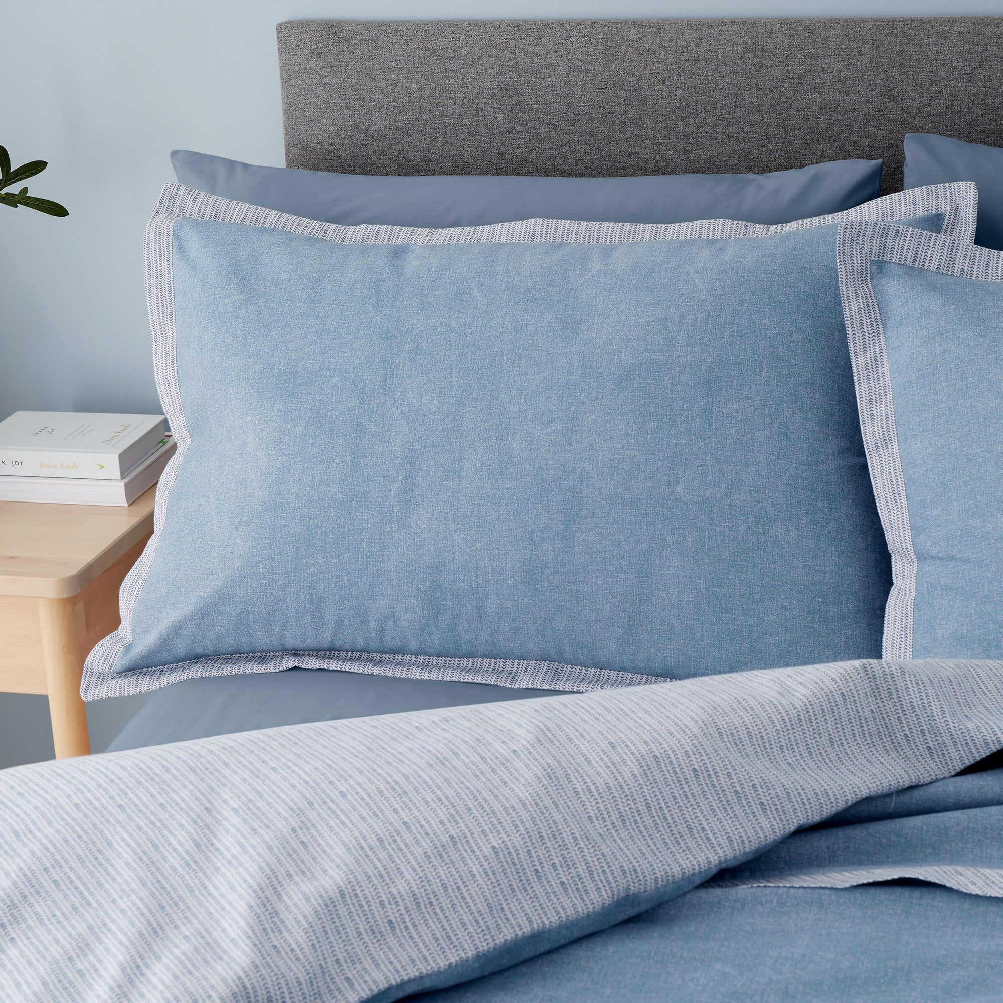 Oslo Denim Blue Duvet Set