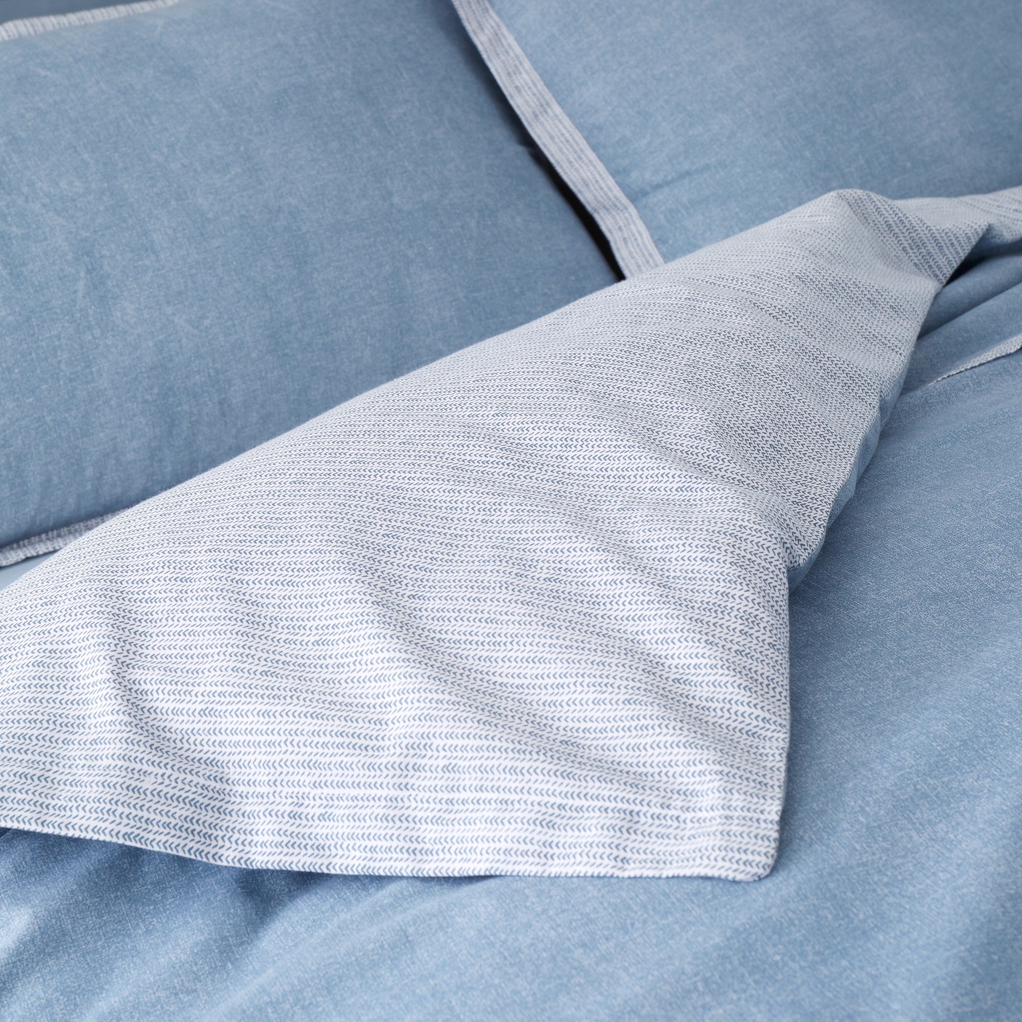 Oslo Denim Blue Duvet Set