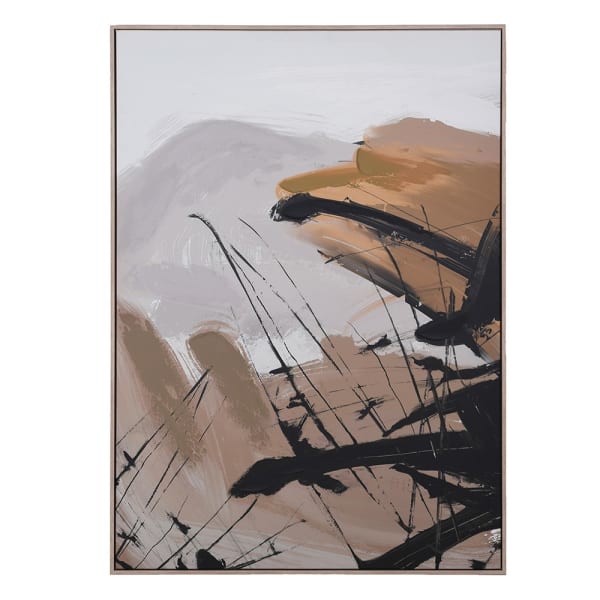 Abstract Brush Stroke Large Canvas