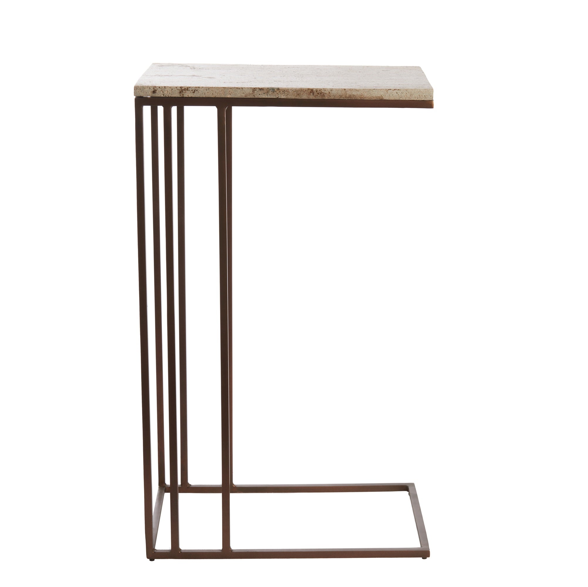 ROSHAN Supper Table Brown Stone