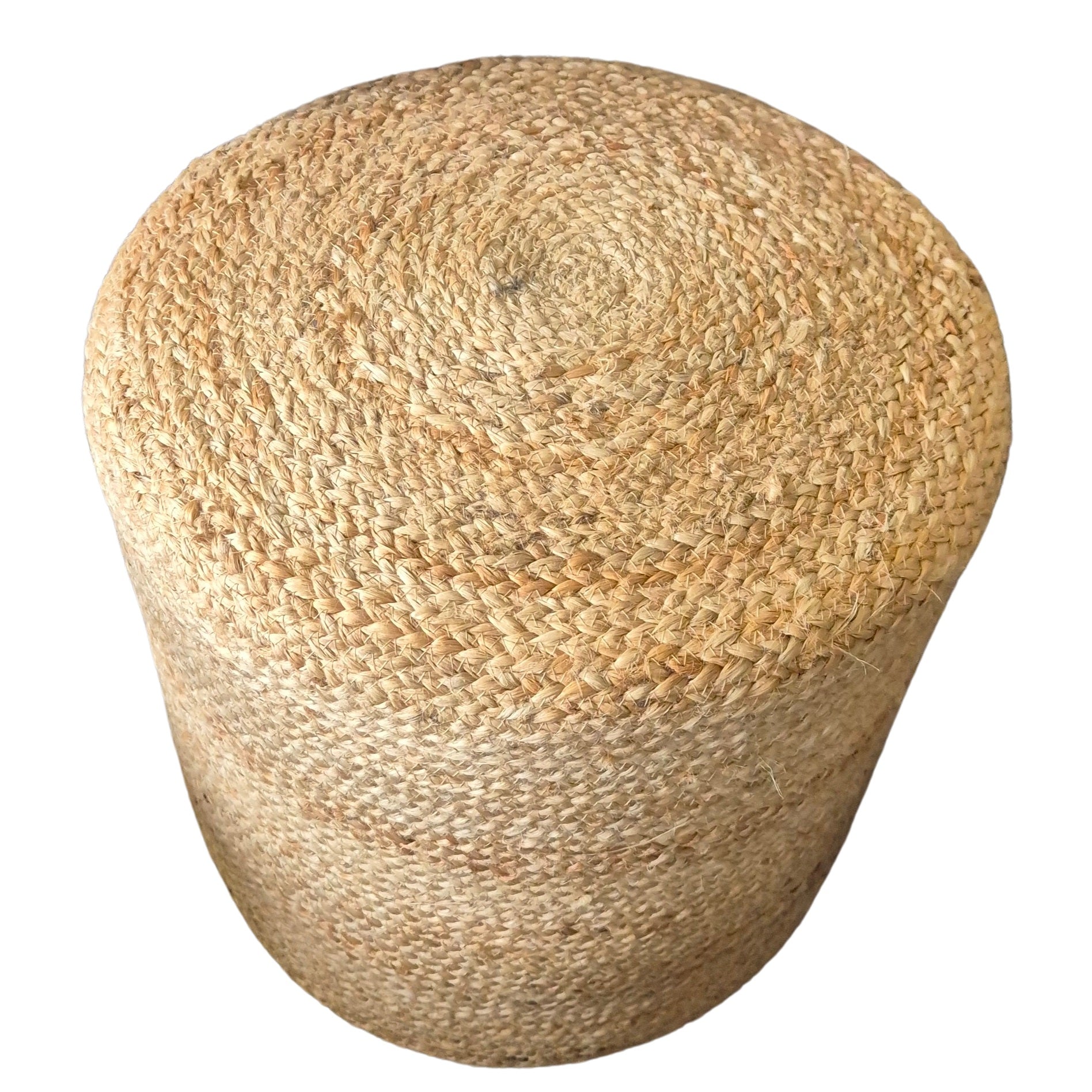 Aaron Jute Pouf Stool
