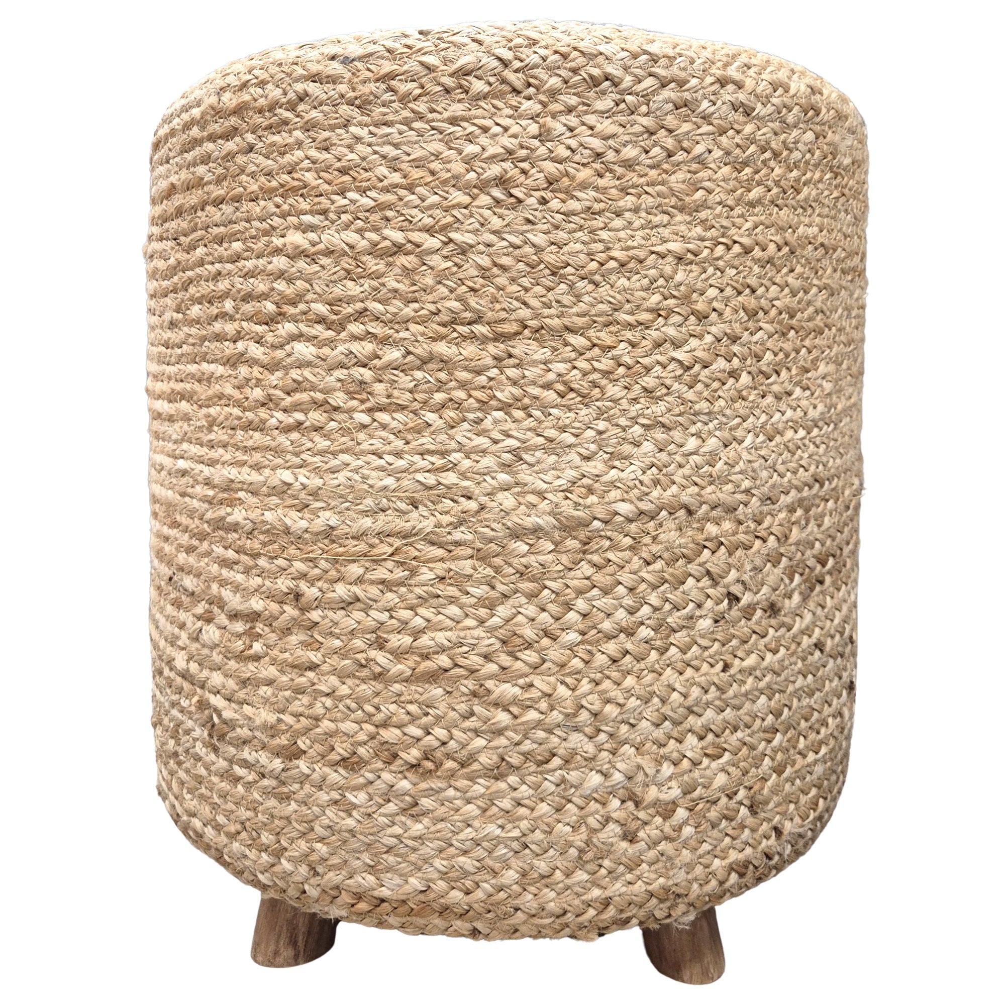 Aaron Jute Pouf Stool