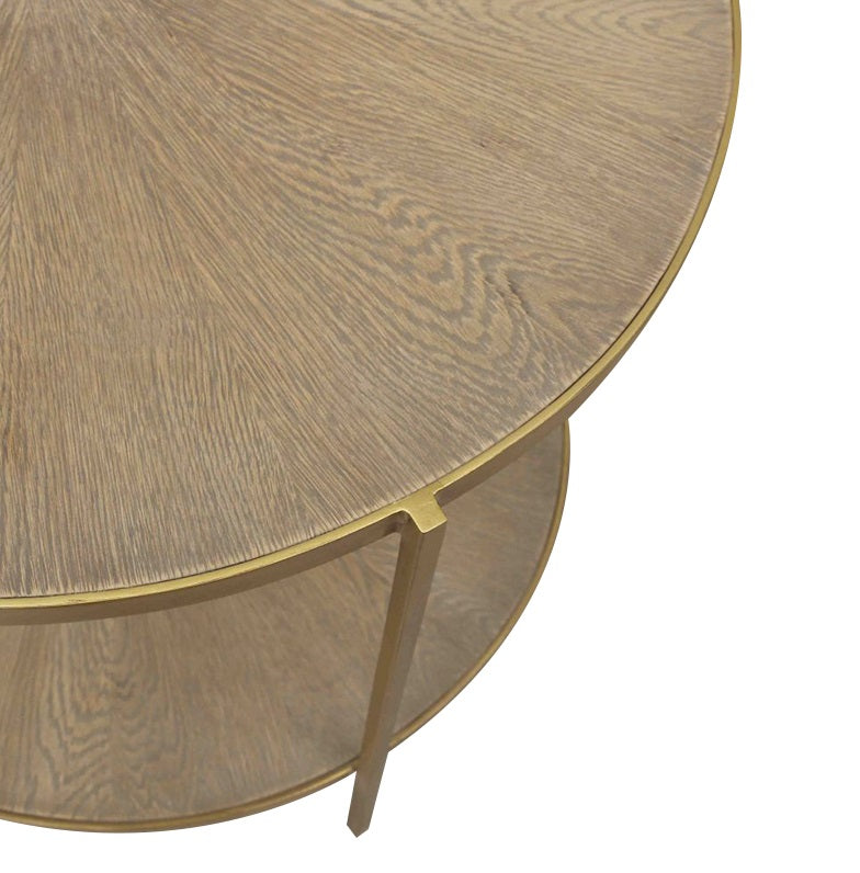 Arizona Gold Demi Lune End Table