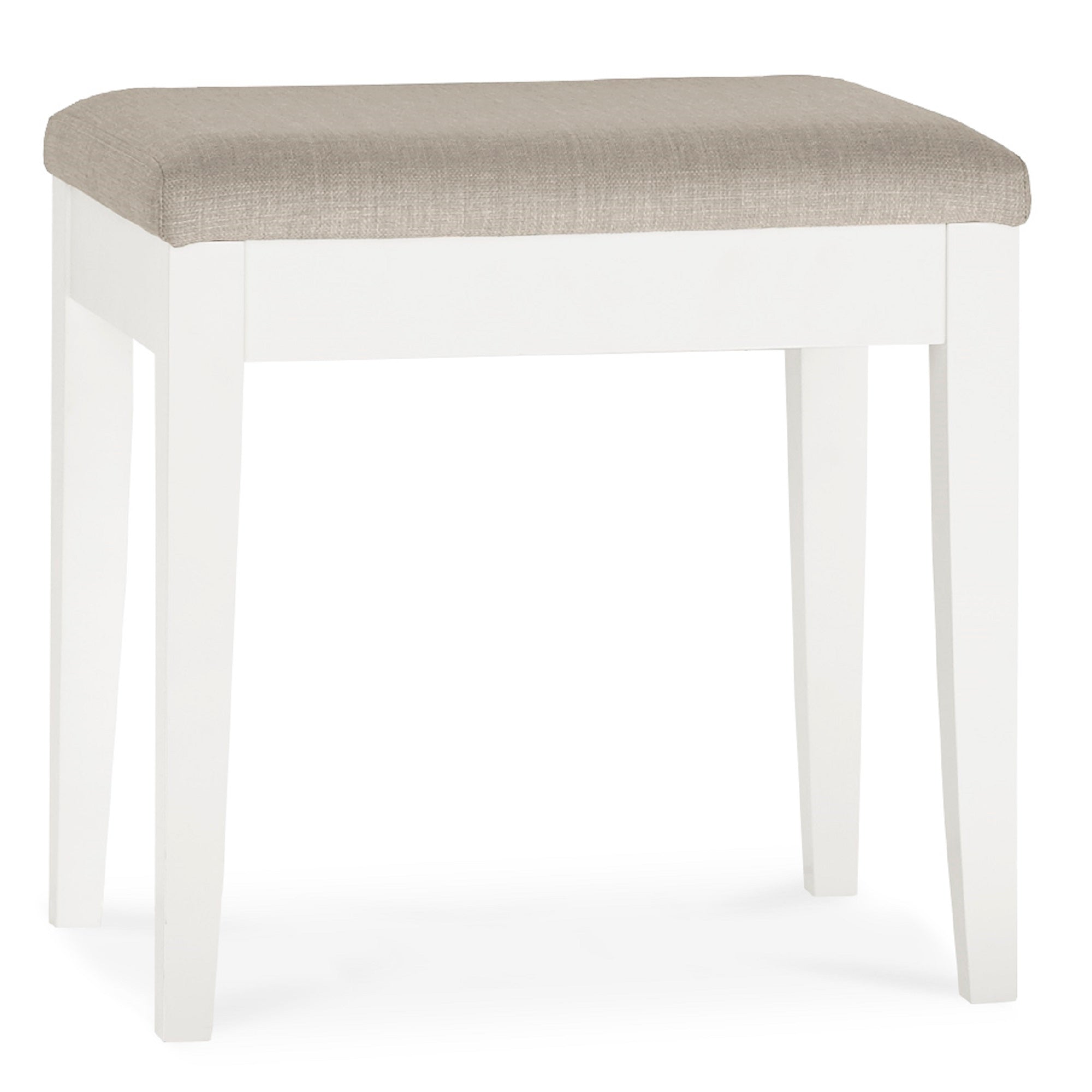 Ashby White Bedroom Stool