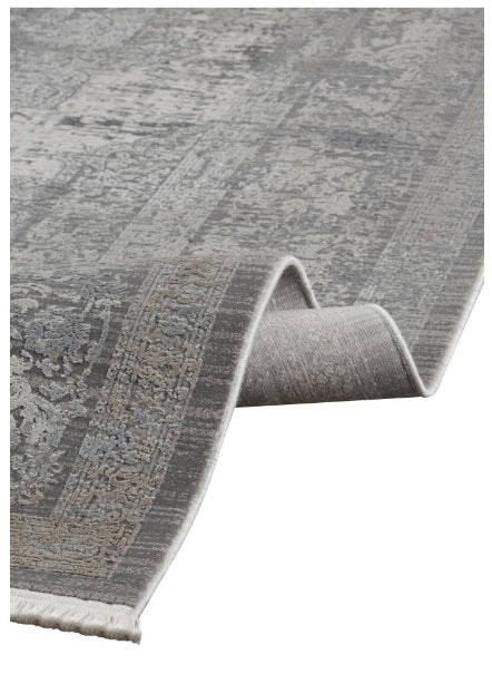 Aura Grey Champagne Rug