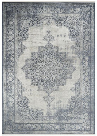 Aura Navy Grey Rug