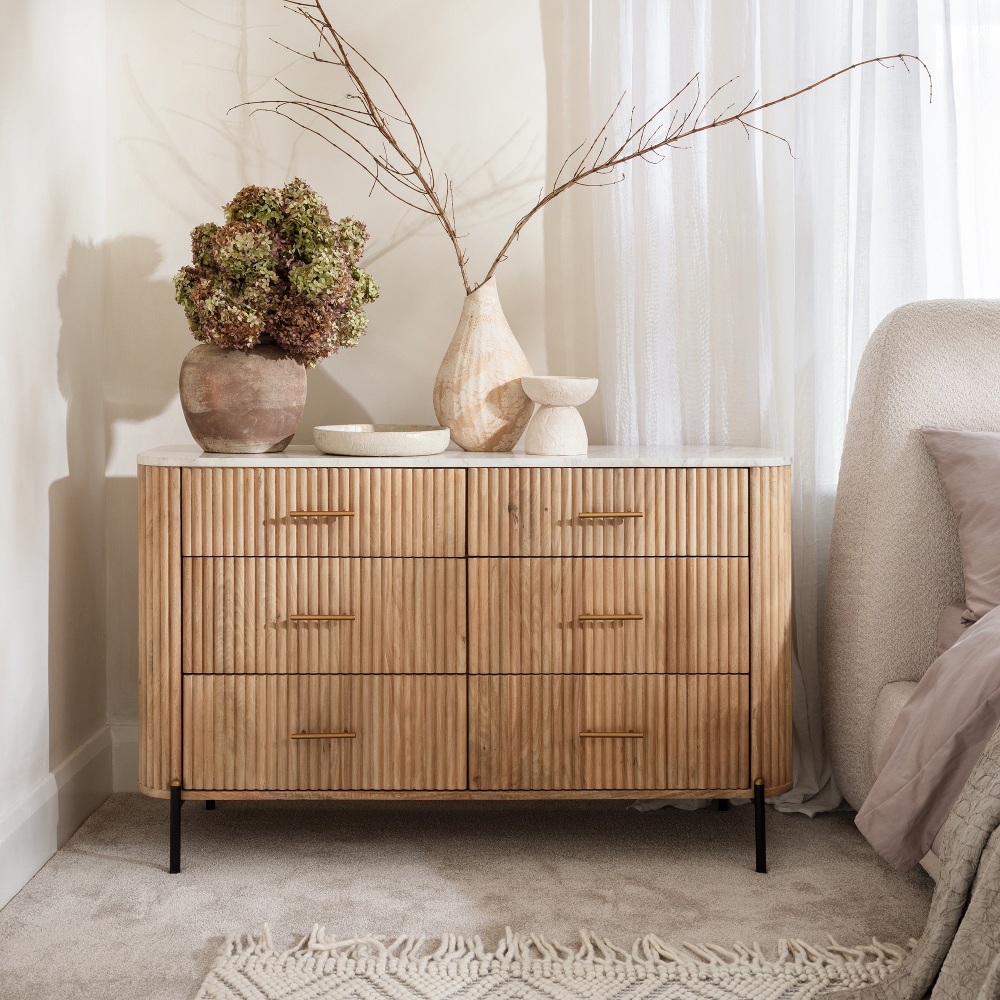 Reed 6 Drawer Wide Chest