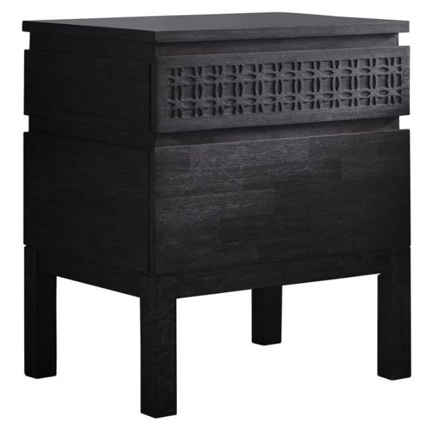 Boho Boutique 2 Drawer Bedside Table
