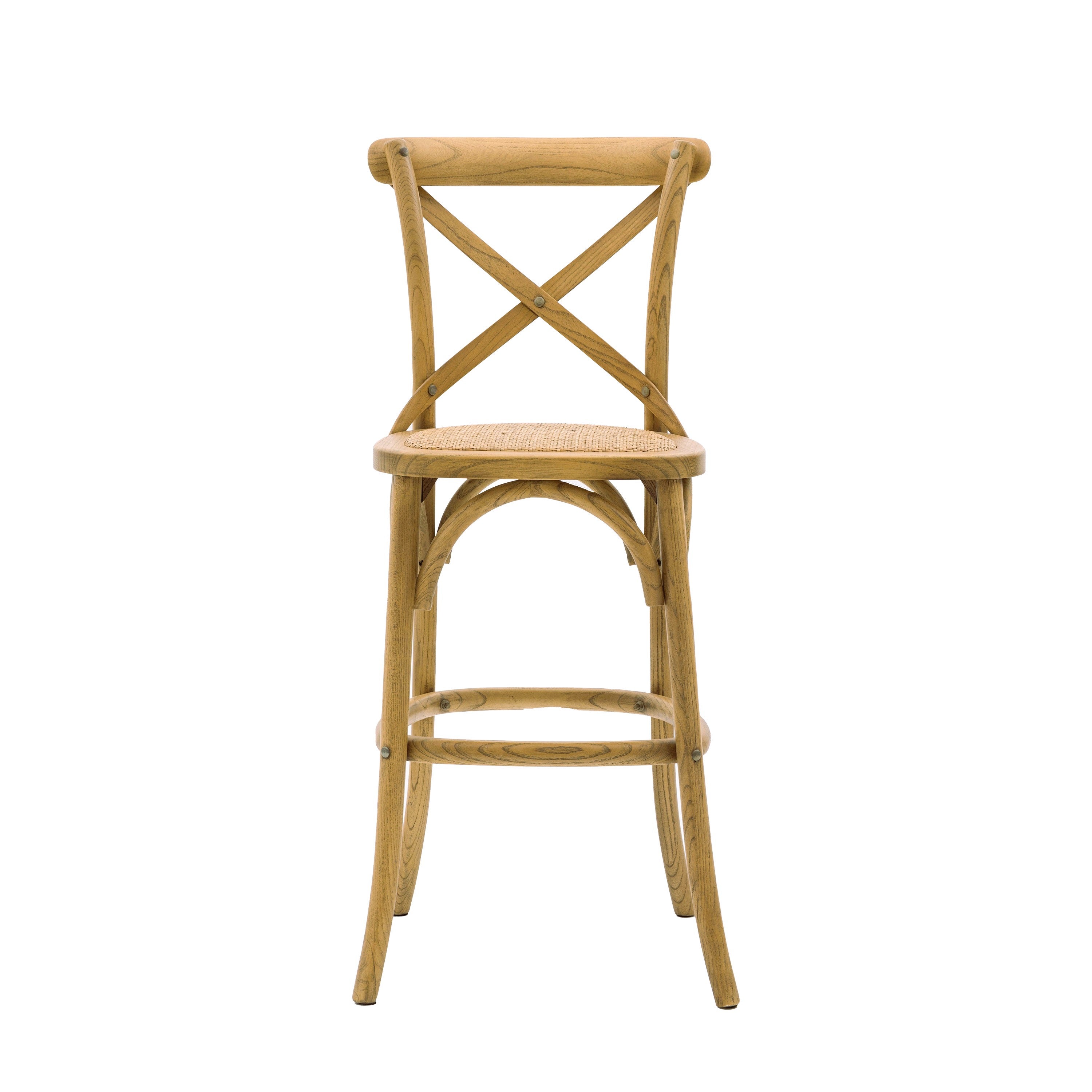 Cafe Natural Rattan Counter Stool