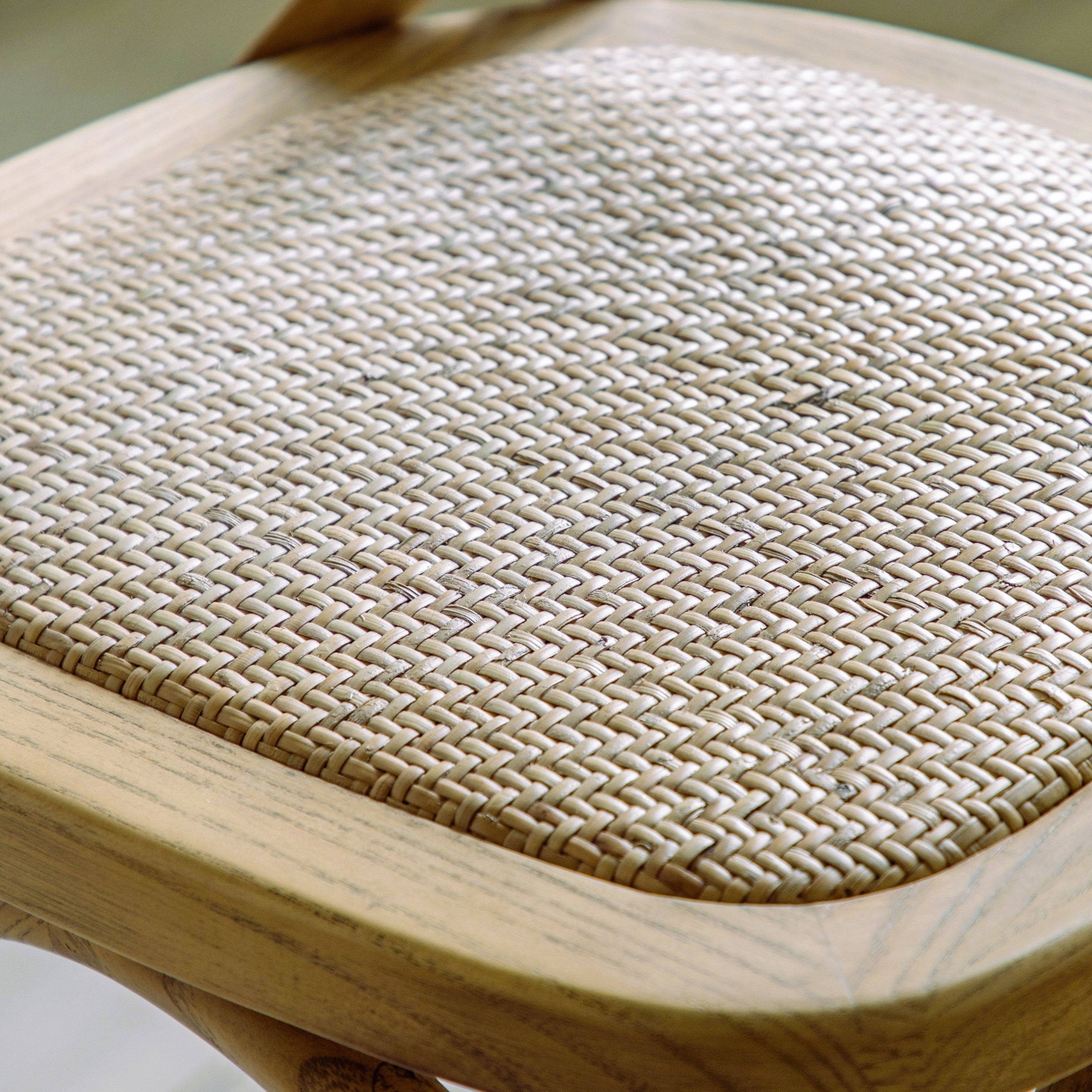 Cafe Natural Rattan Counter Stool