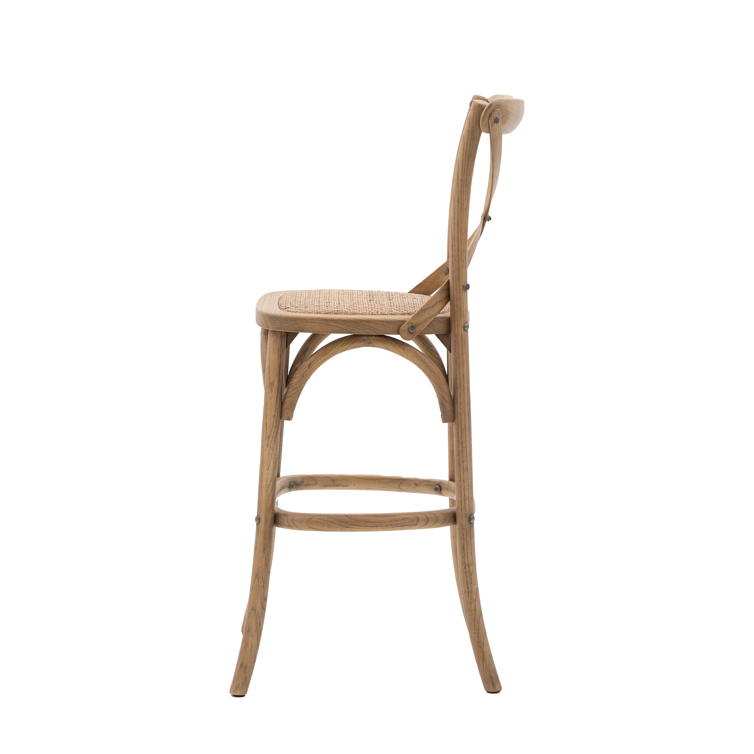 Cafe Natural Rattan Counter Stool