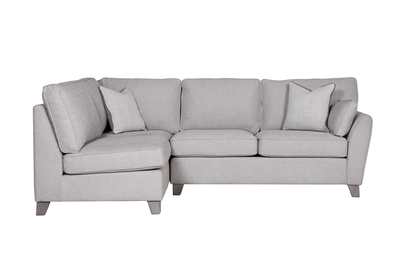 Cantrell Grey Corner Sofa