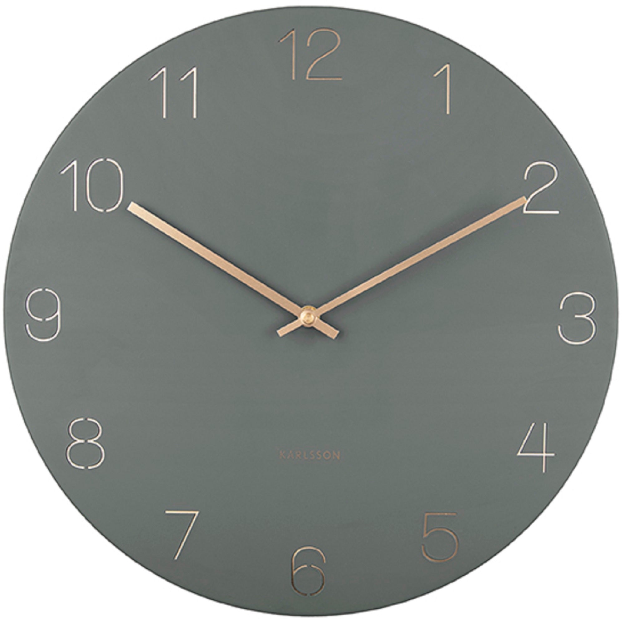 Charm Wall Clock Jungle Green