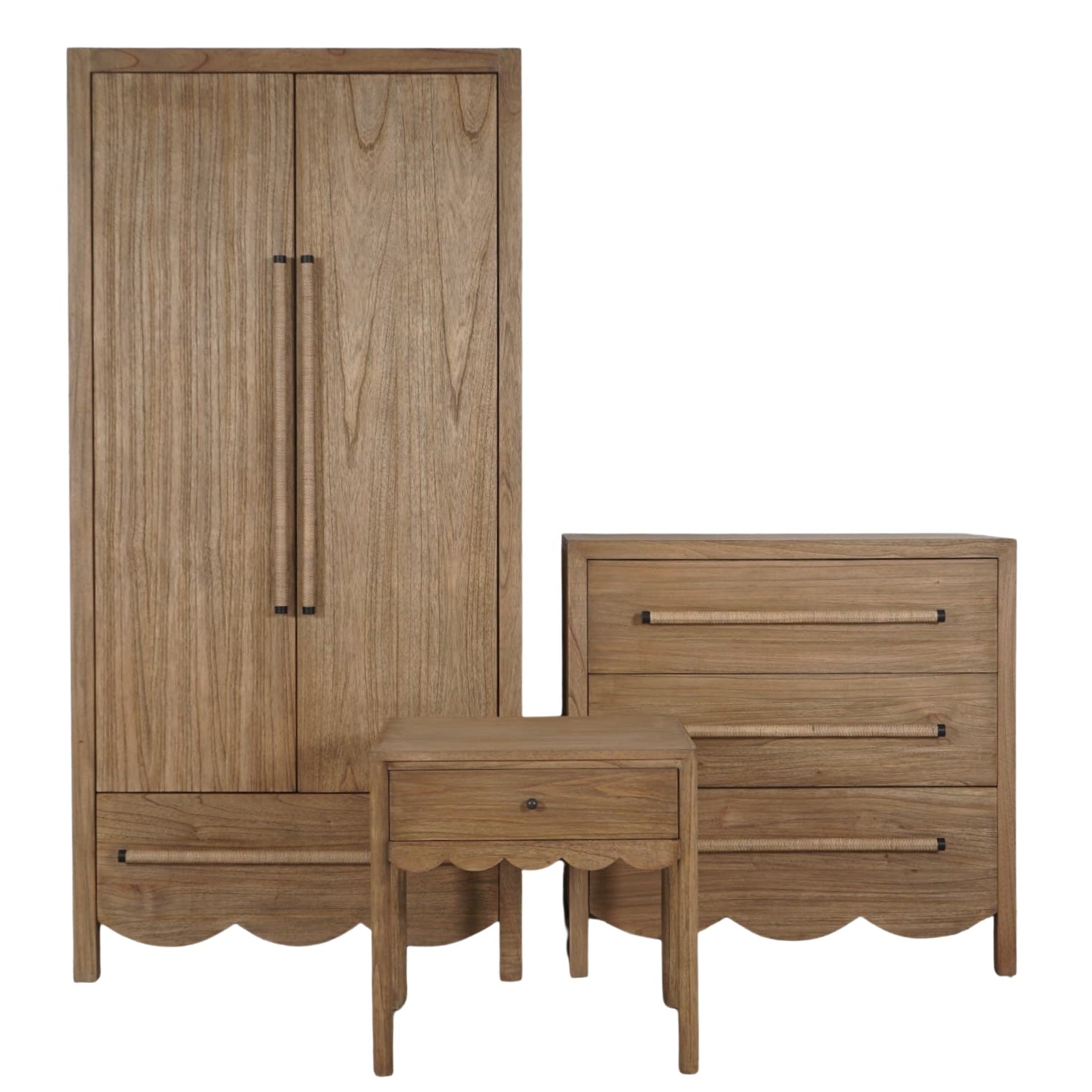 Effie Scalloped Wardrobe