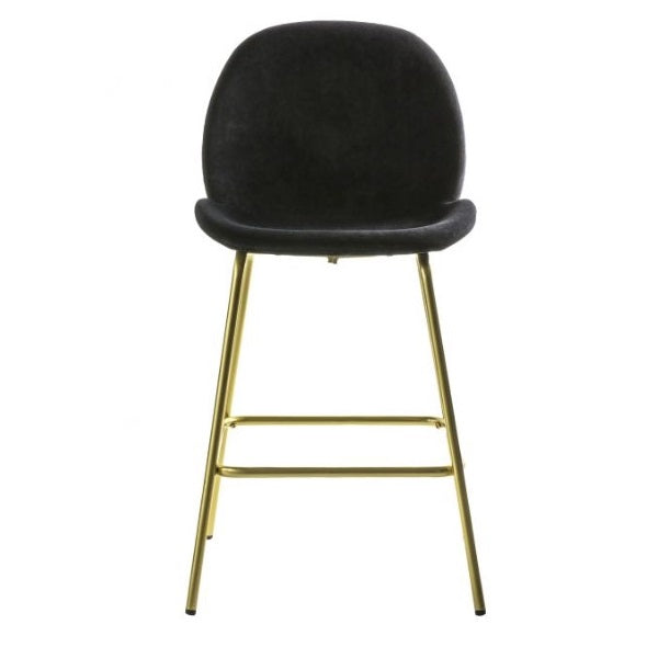 Flanagan Stool Black & Gold