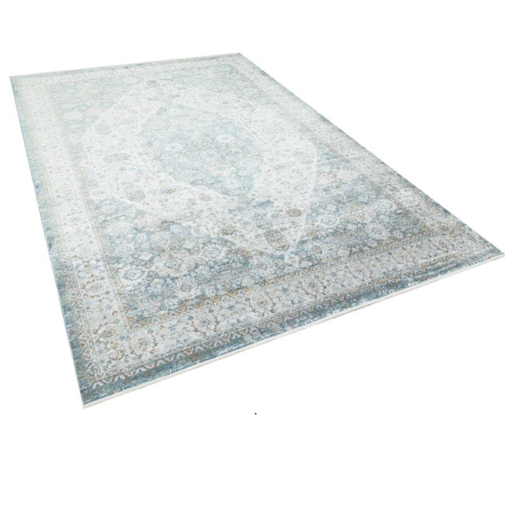 Heriz Blue Medallion Classic Rug