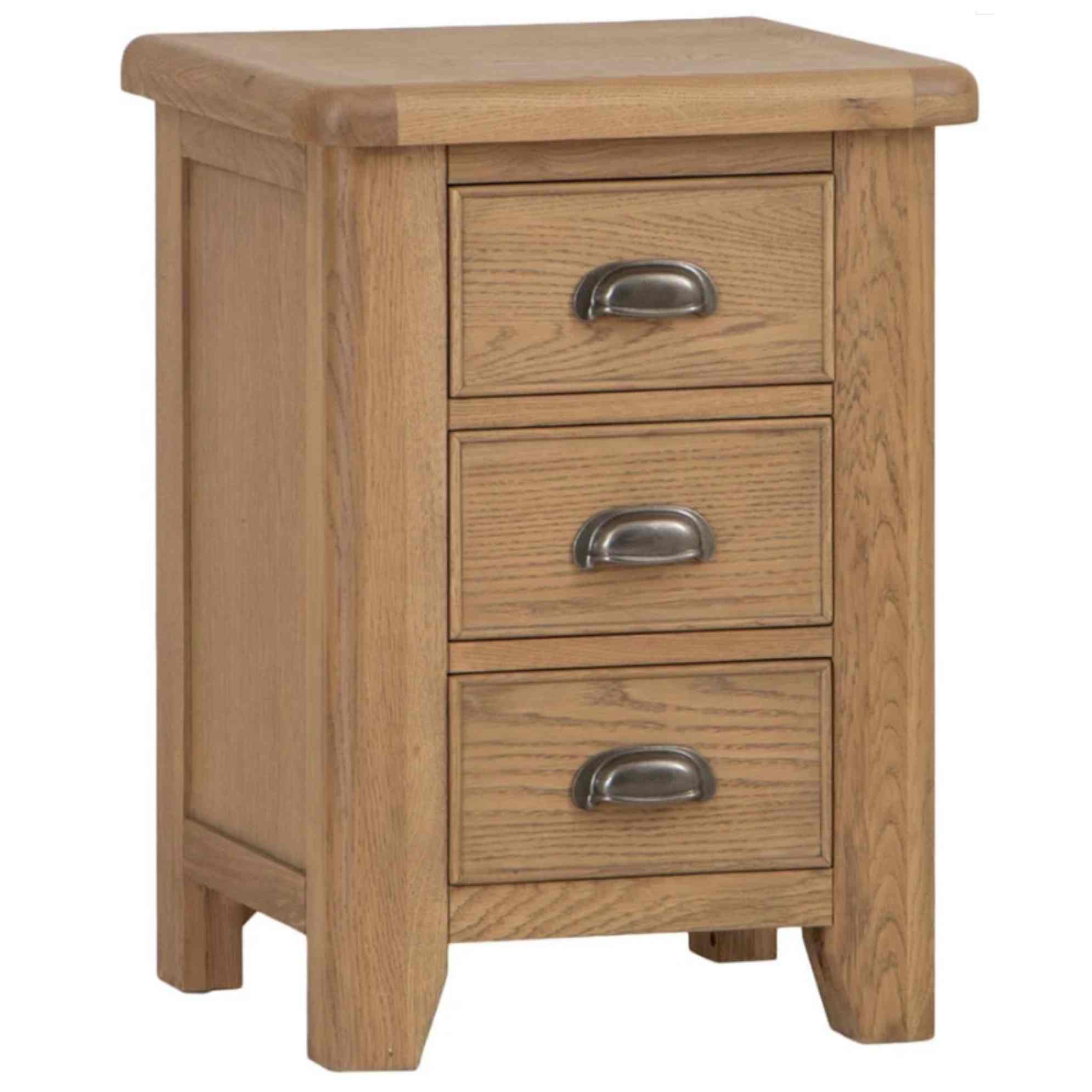 Heuston 3 Drawer Bedside Table