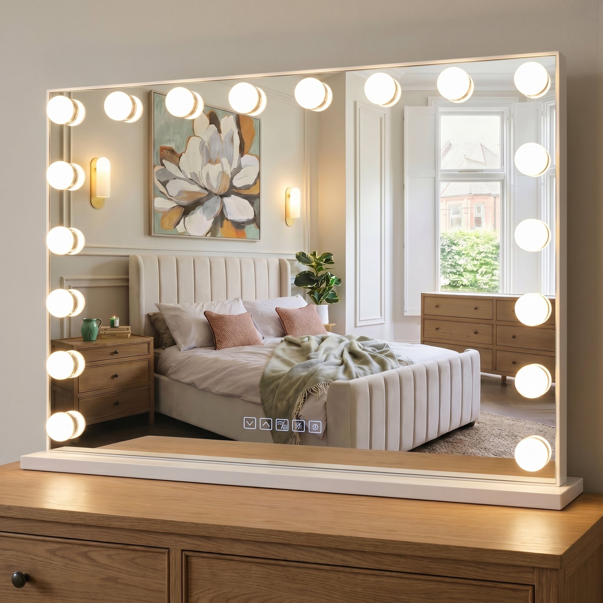 Hollywood Large Bluetooth Mirror