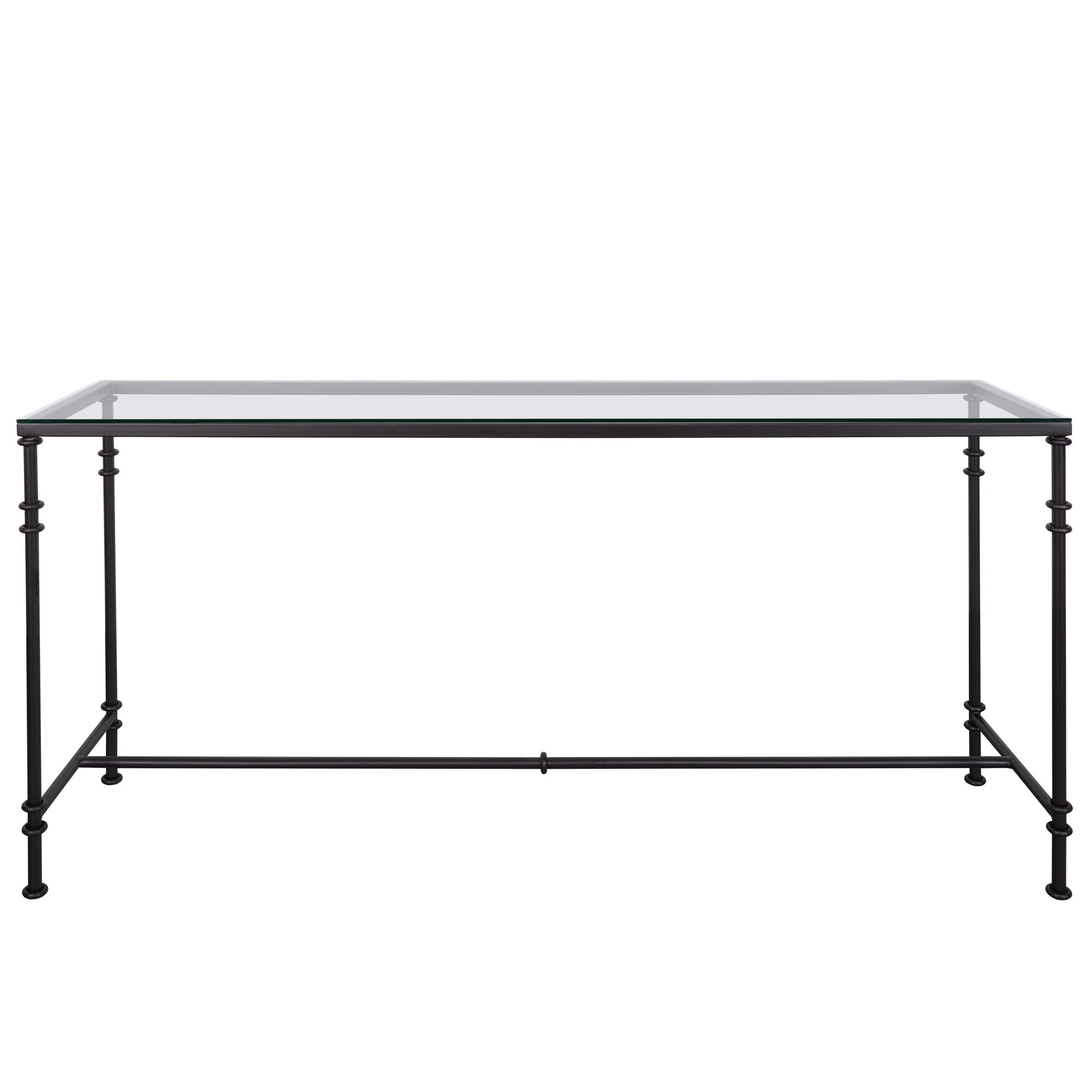 Isadore Glass Console Table