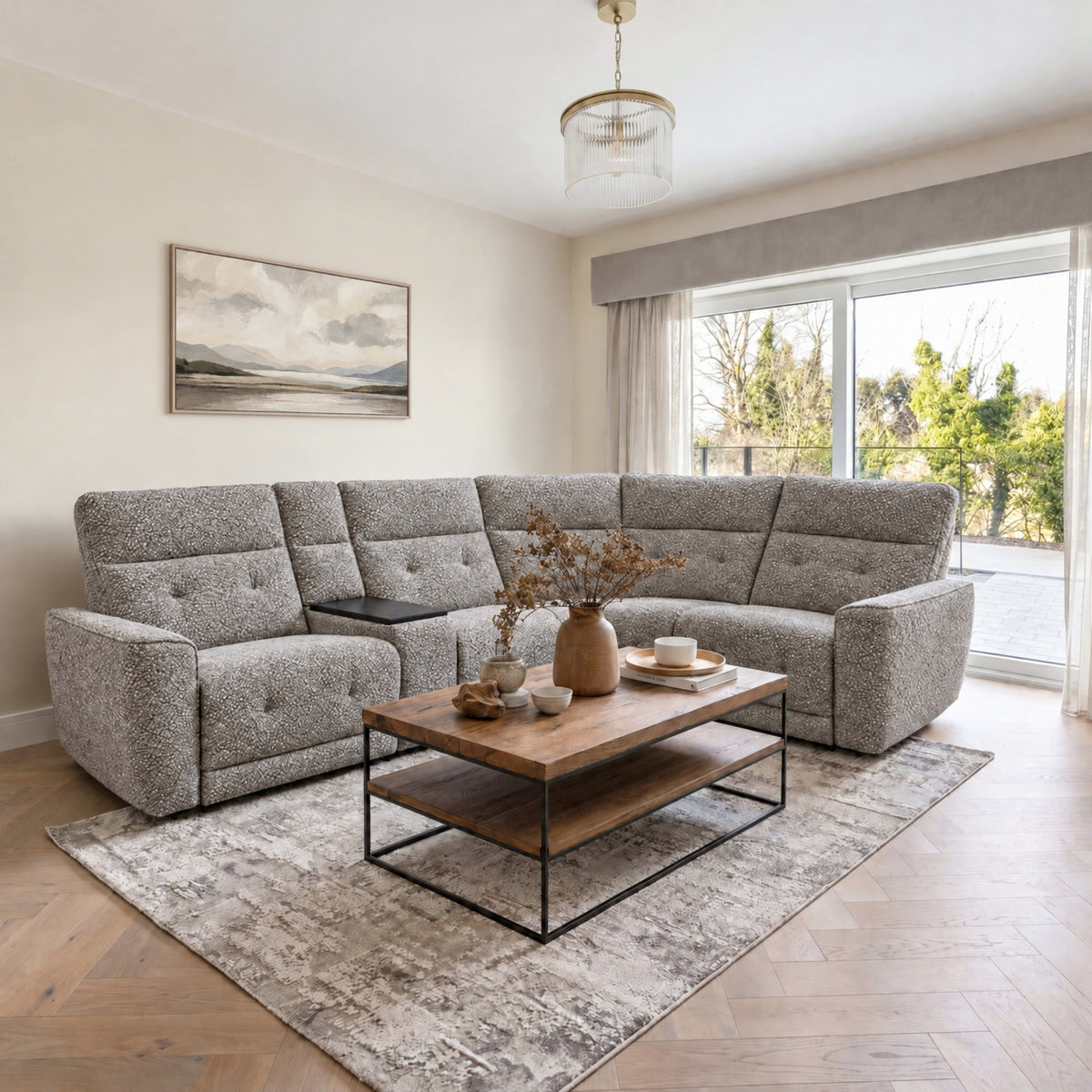Jessie Corner Sofa - with Soundbar