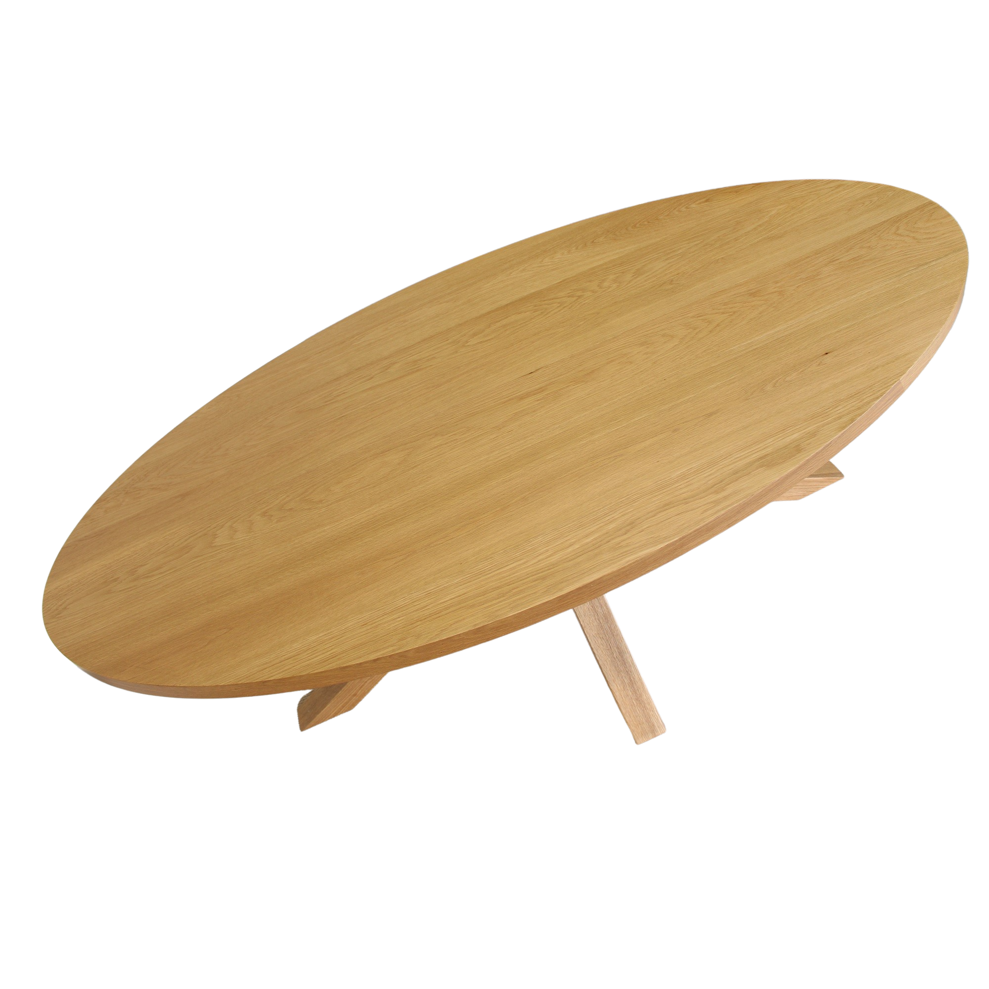 Jordan Oval Oak Dining Table 2.1m