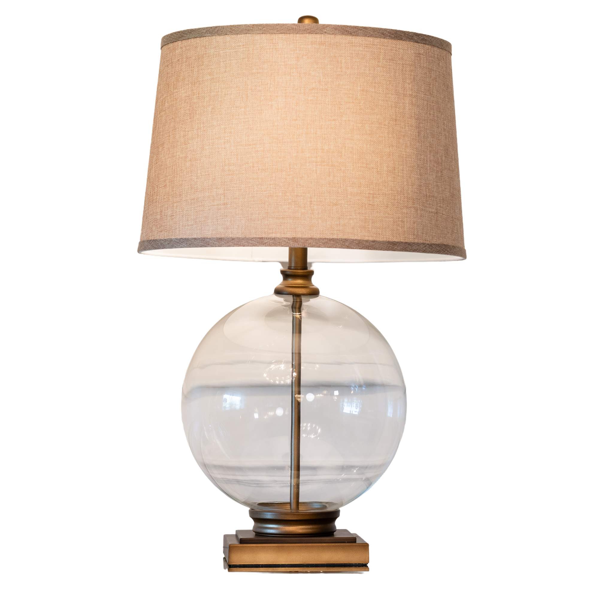 Remi Bronze Clear Glass Table Lamp