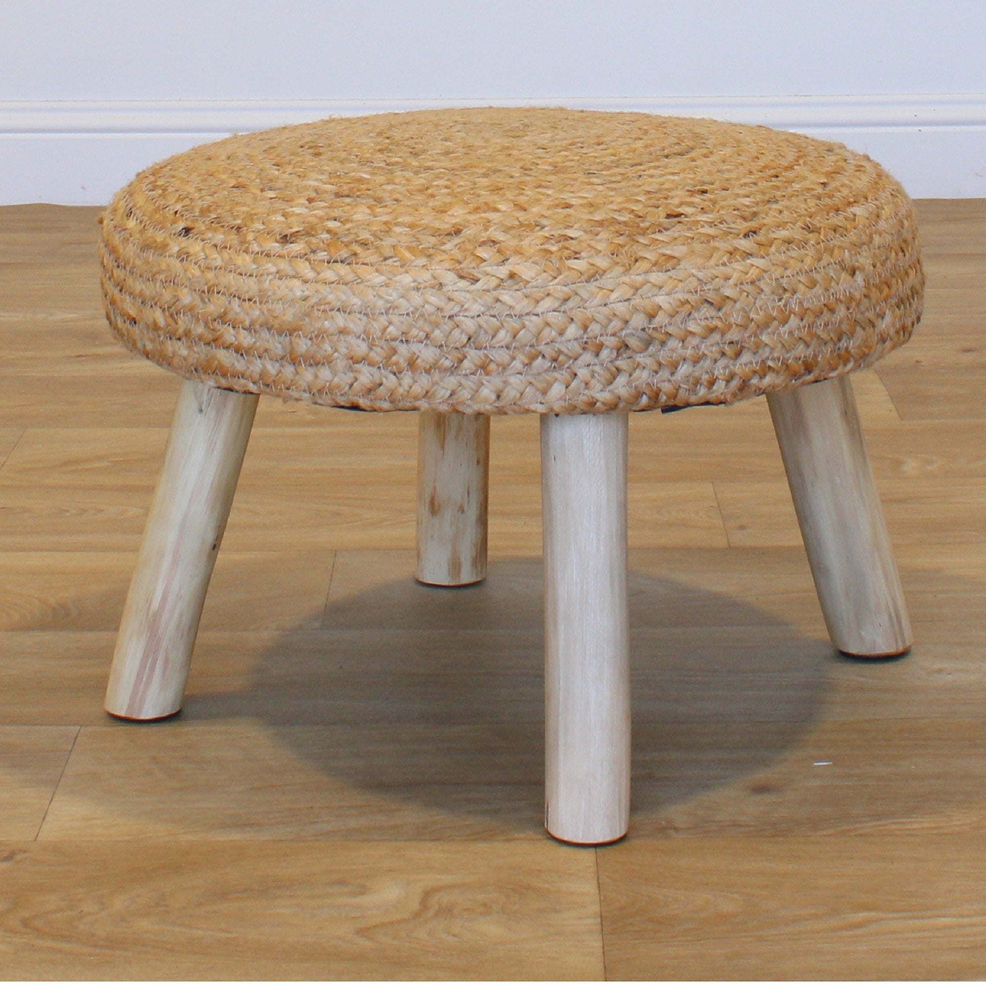 Prue Jute Pouf Stool