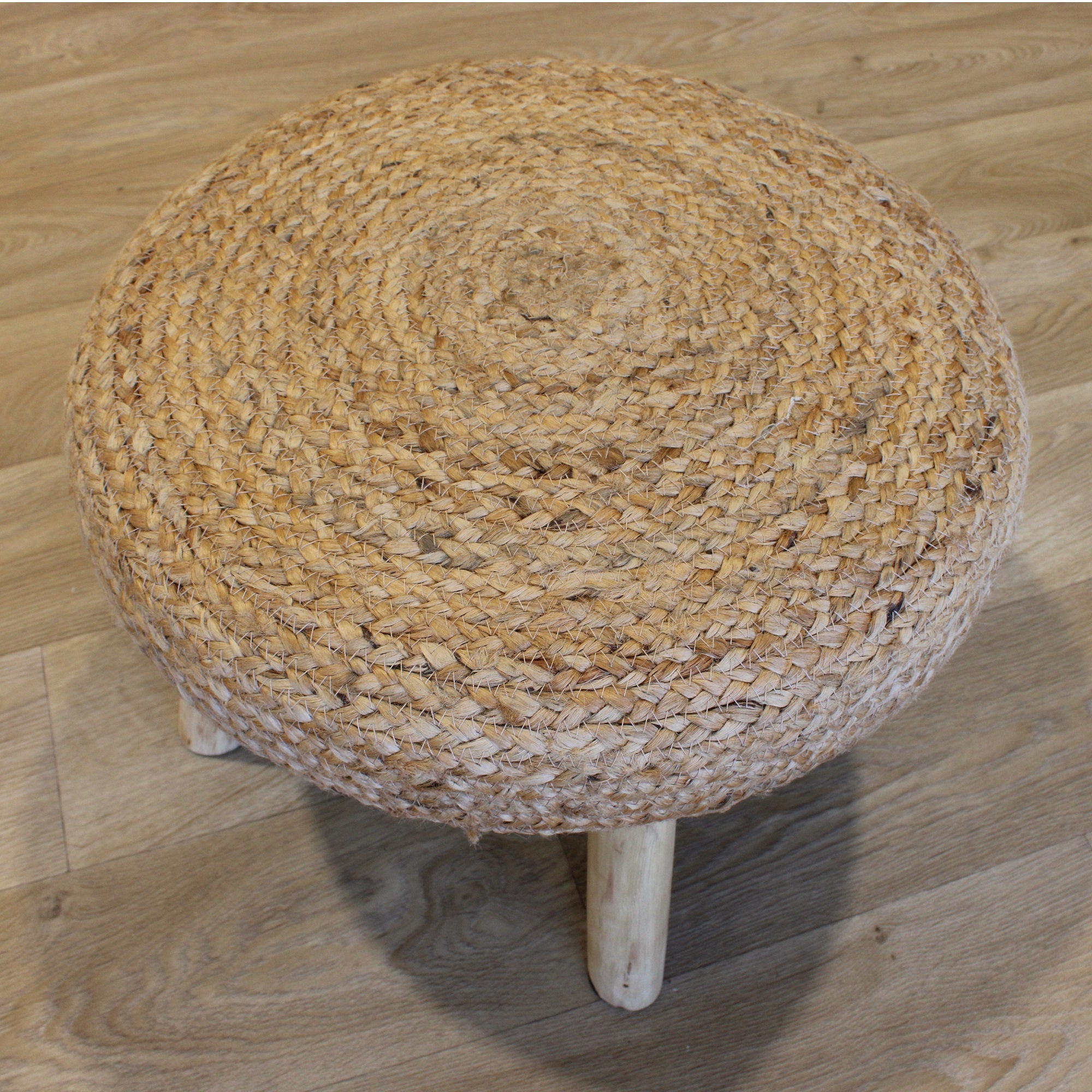 Prue Jute Pouf Stool