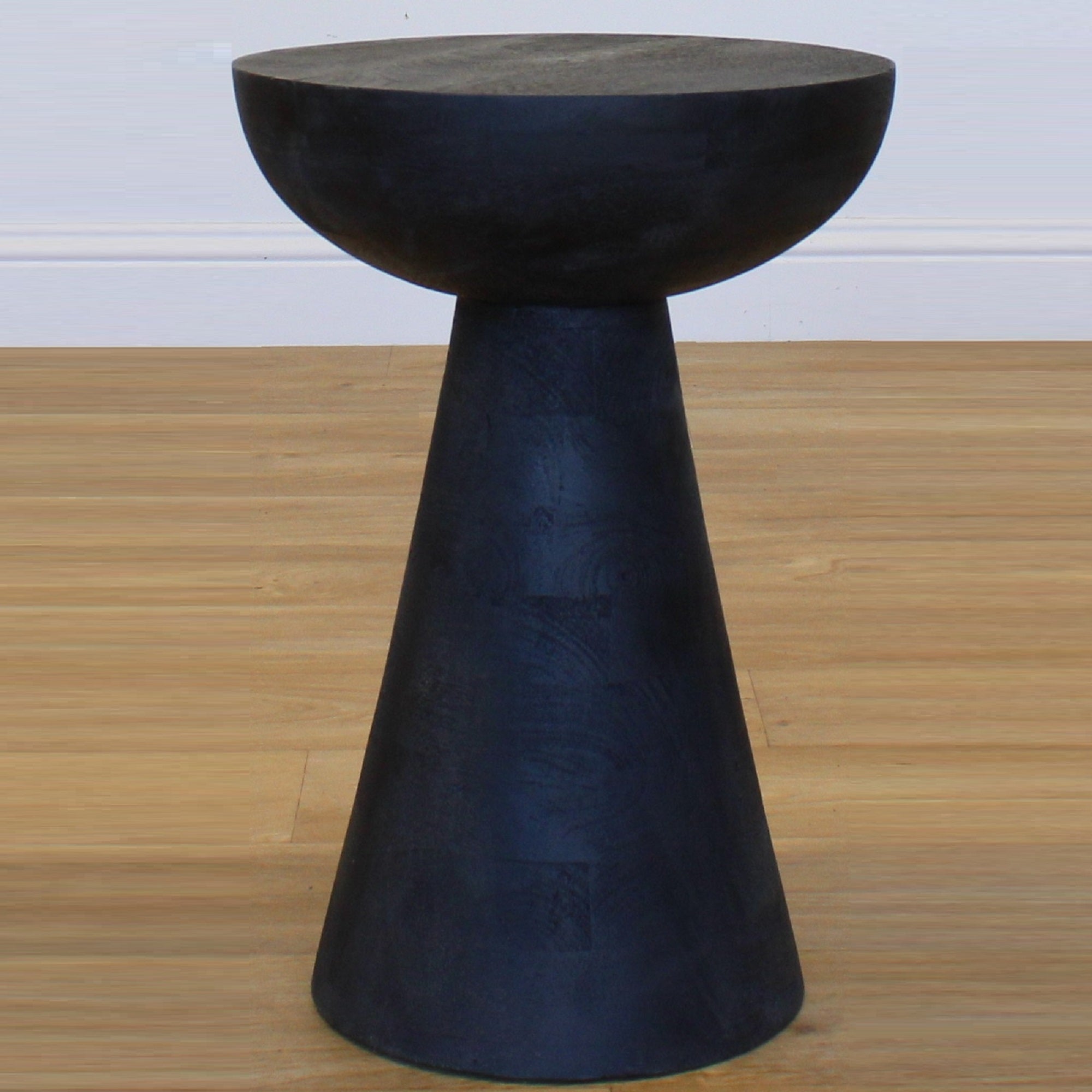 Ron Black Wooden End Table