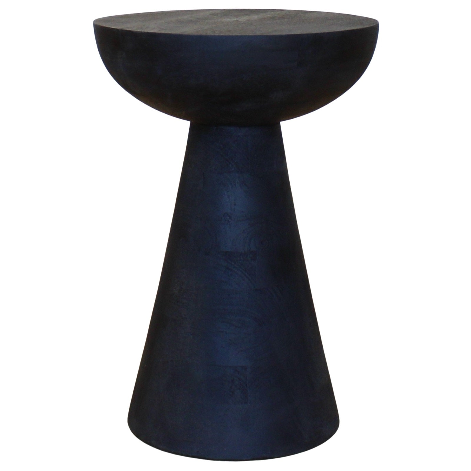 Ron Black Wooden End Table