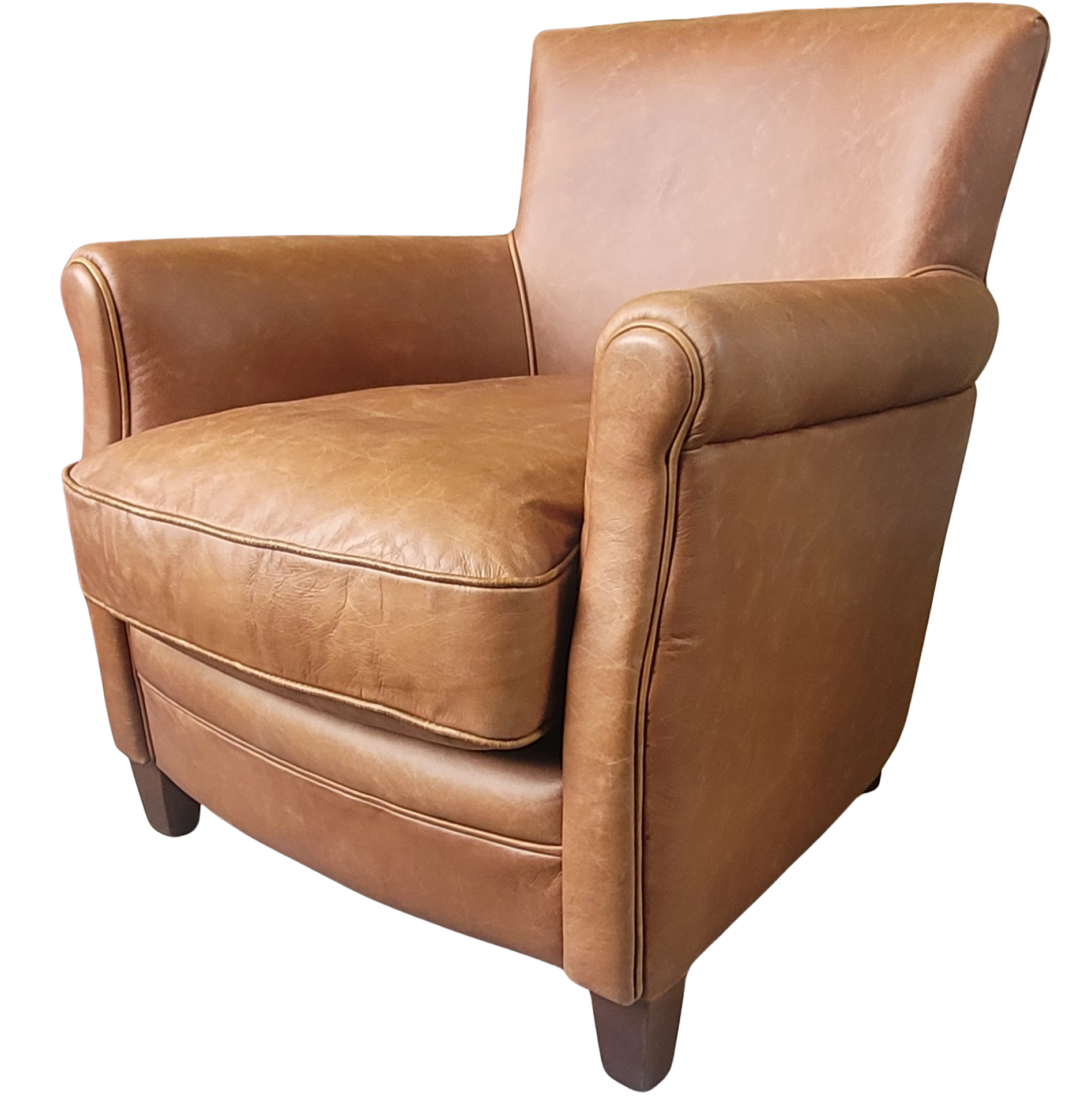 Rory Leather Club Chair - 2 Shades