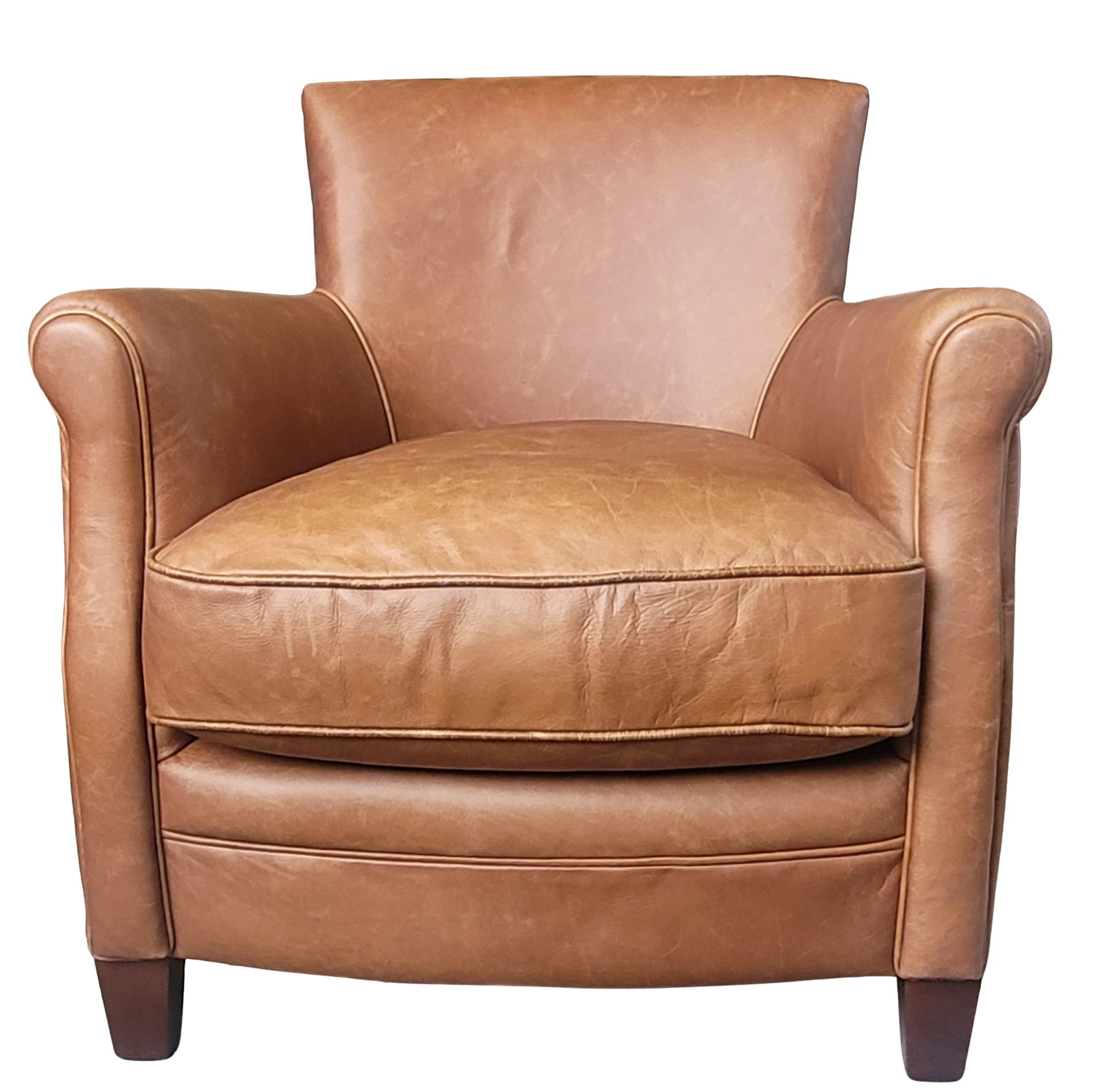 Rory Leather Club Chair - 2 Shades