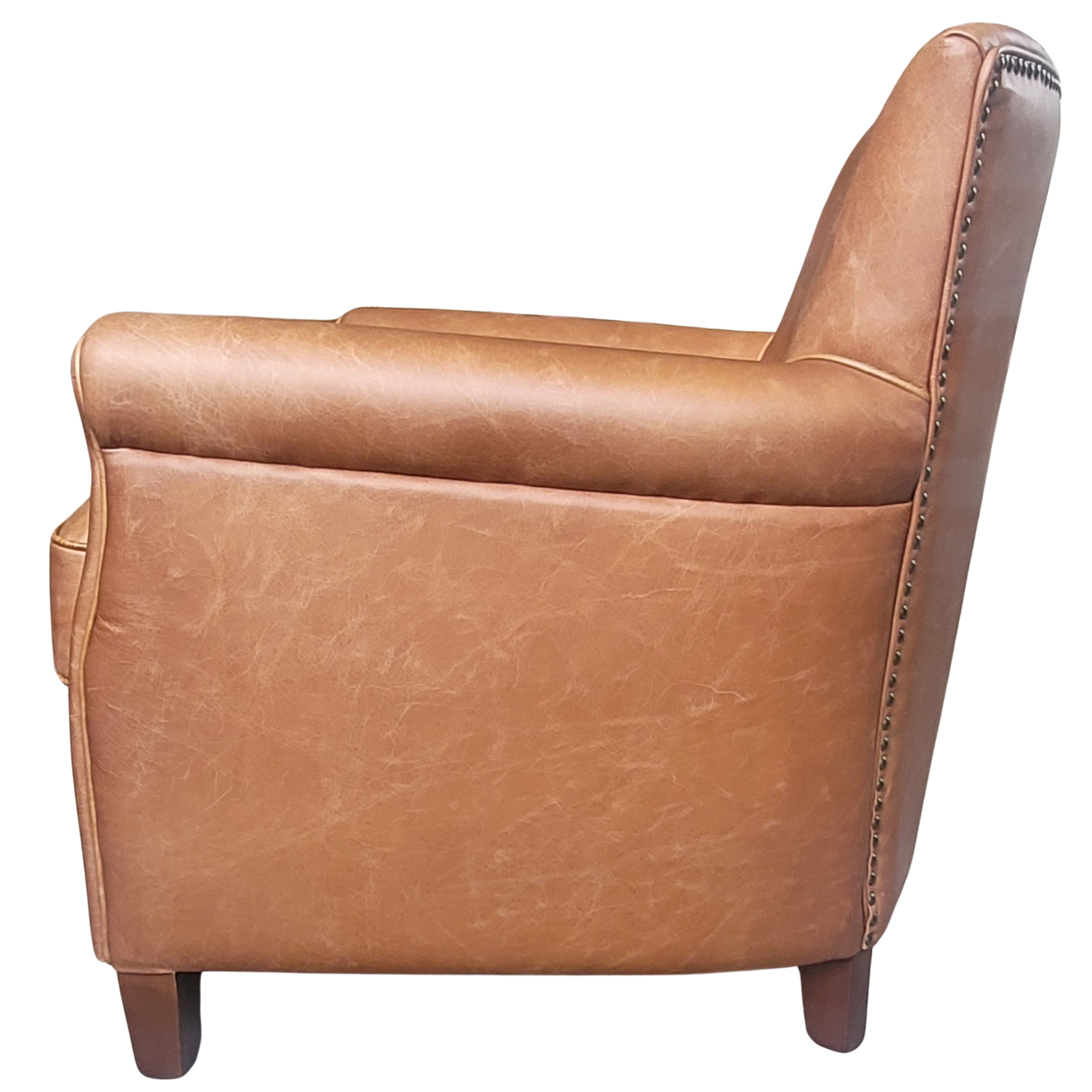 Rory Leather Club Chair - 2 Shades