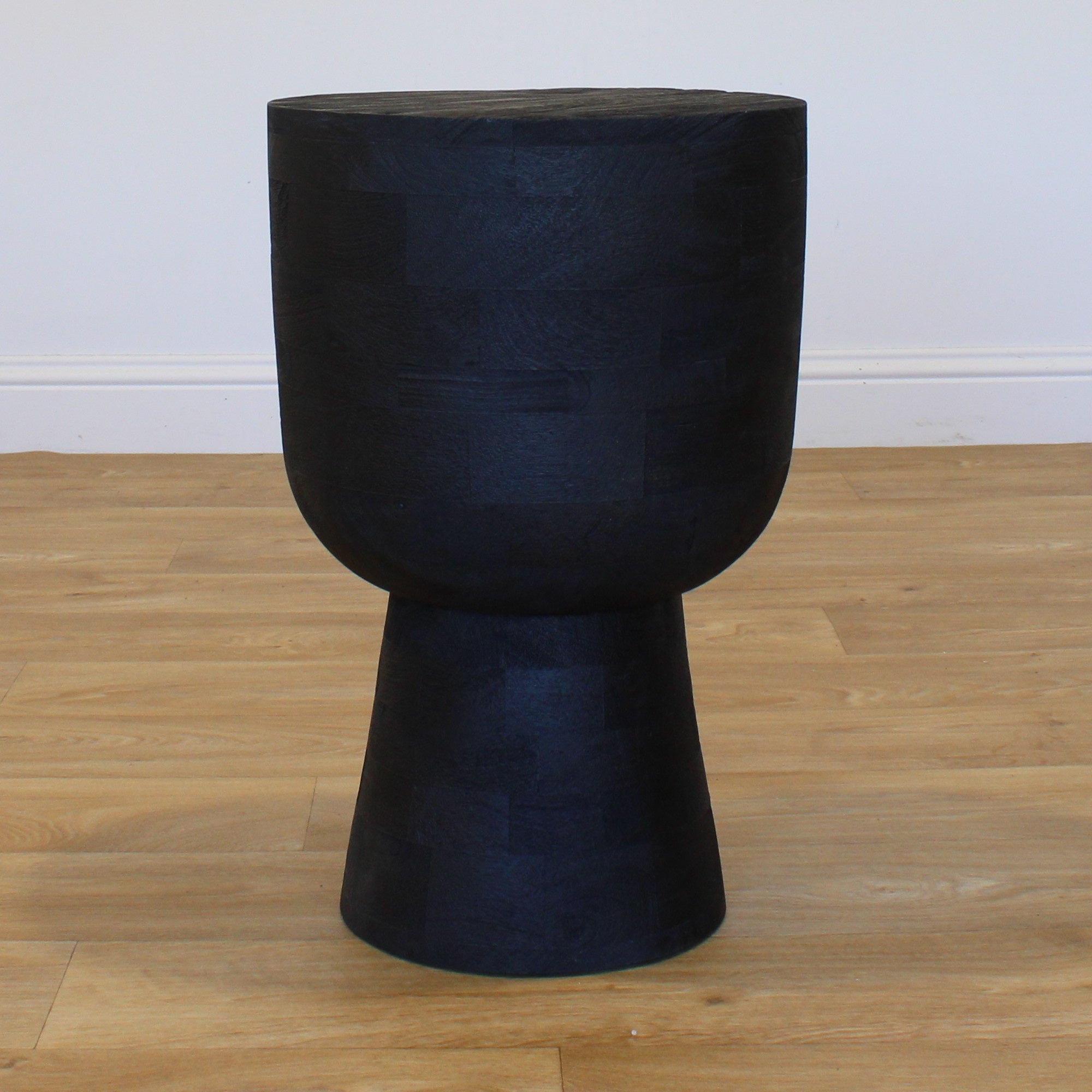 Roy Black Wooden End Table