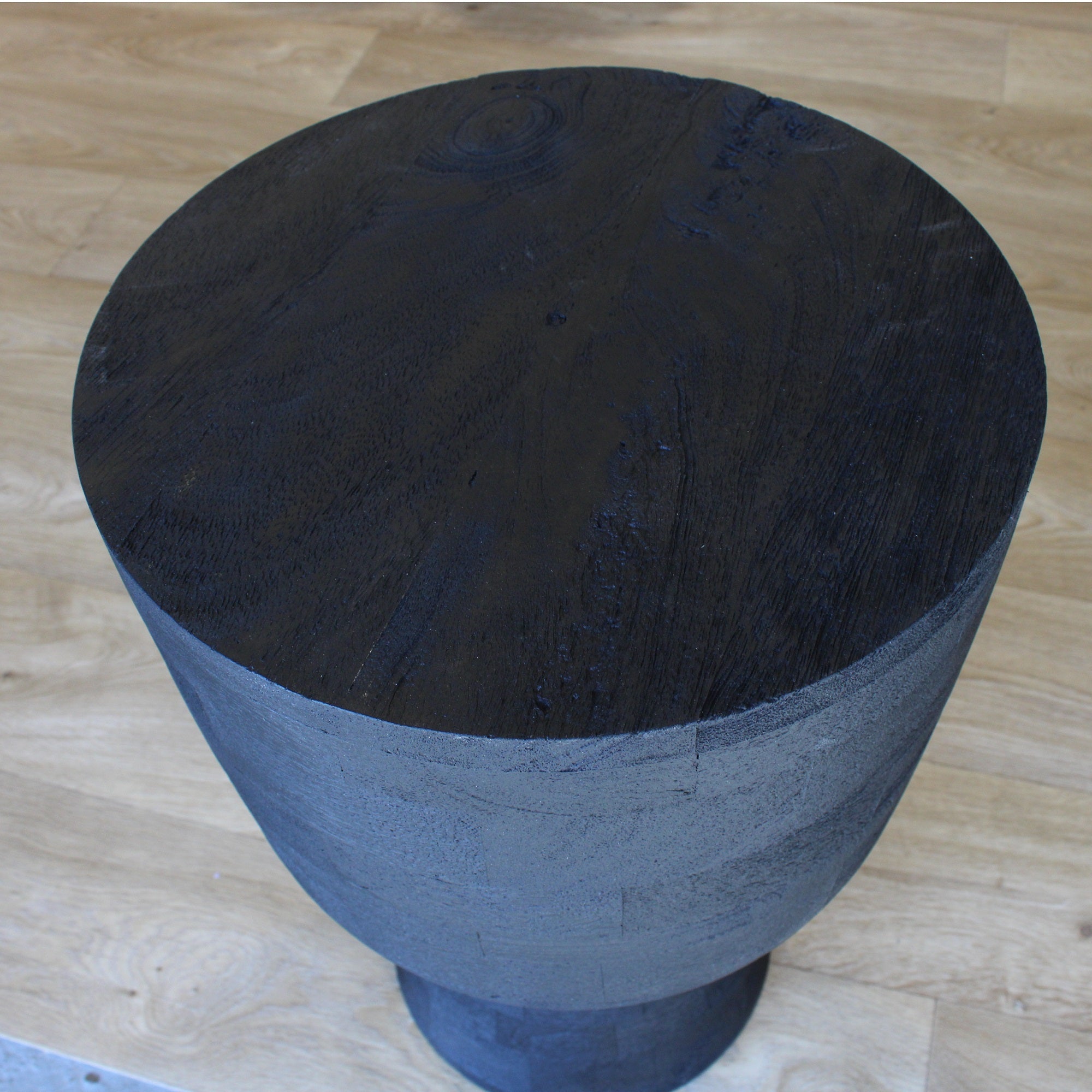Roy Black Wooden End Table