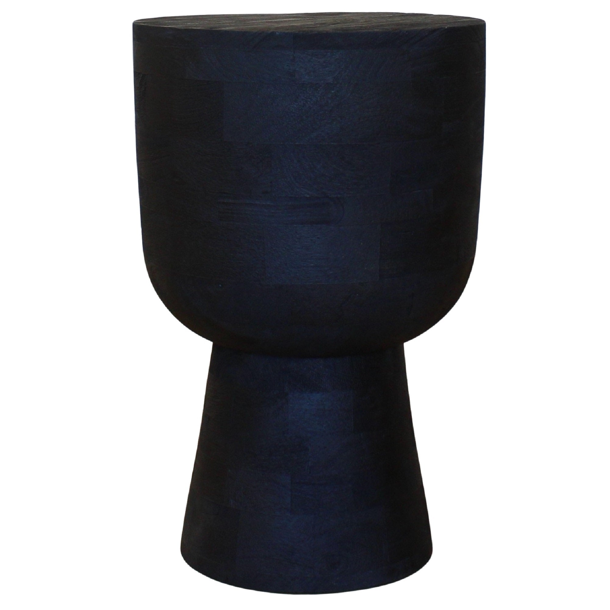 Roy Black Wooden End Table