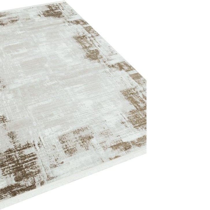 Vivaldi Gold Cream Abstract Rug