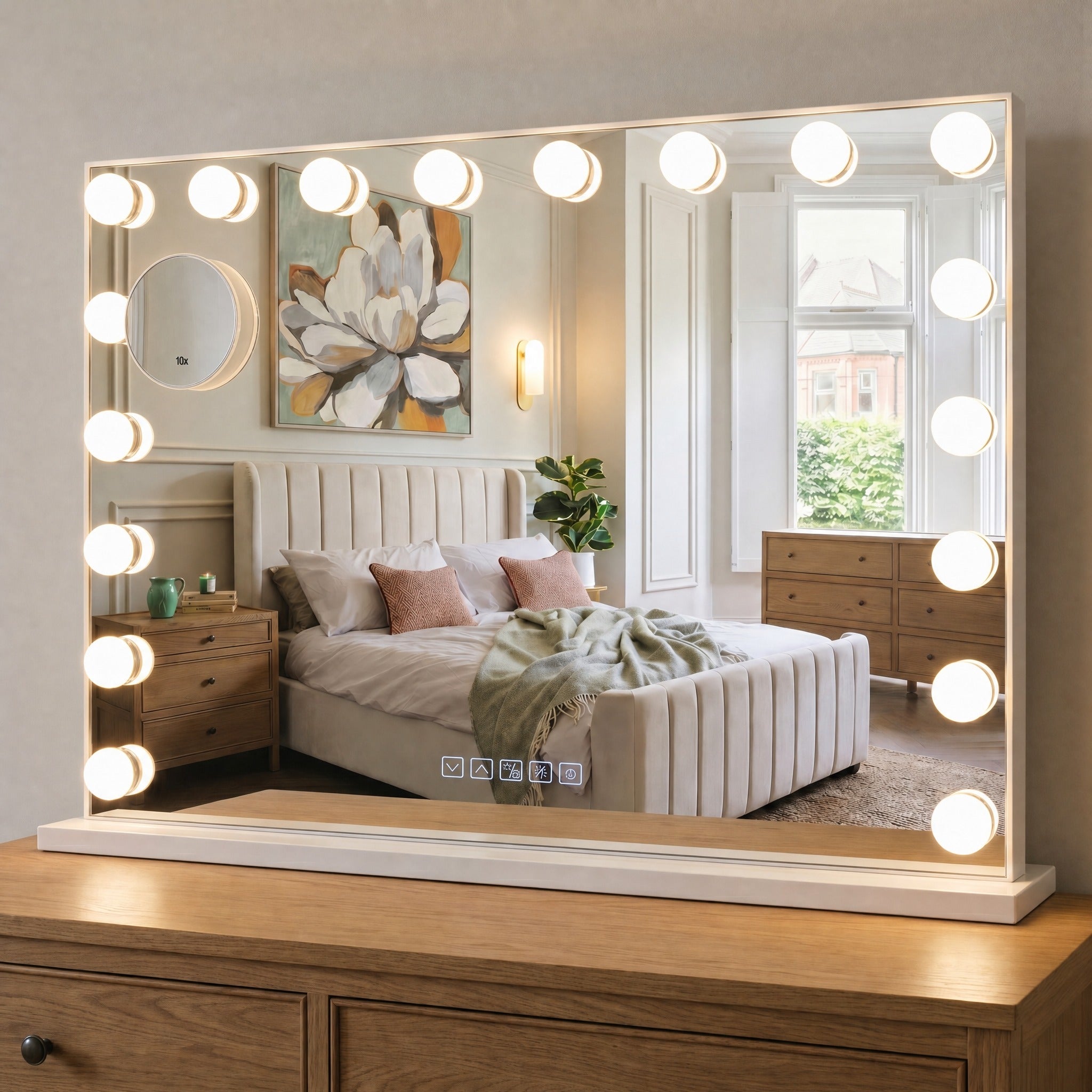 Hollywood Large Bluetooth Mirror