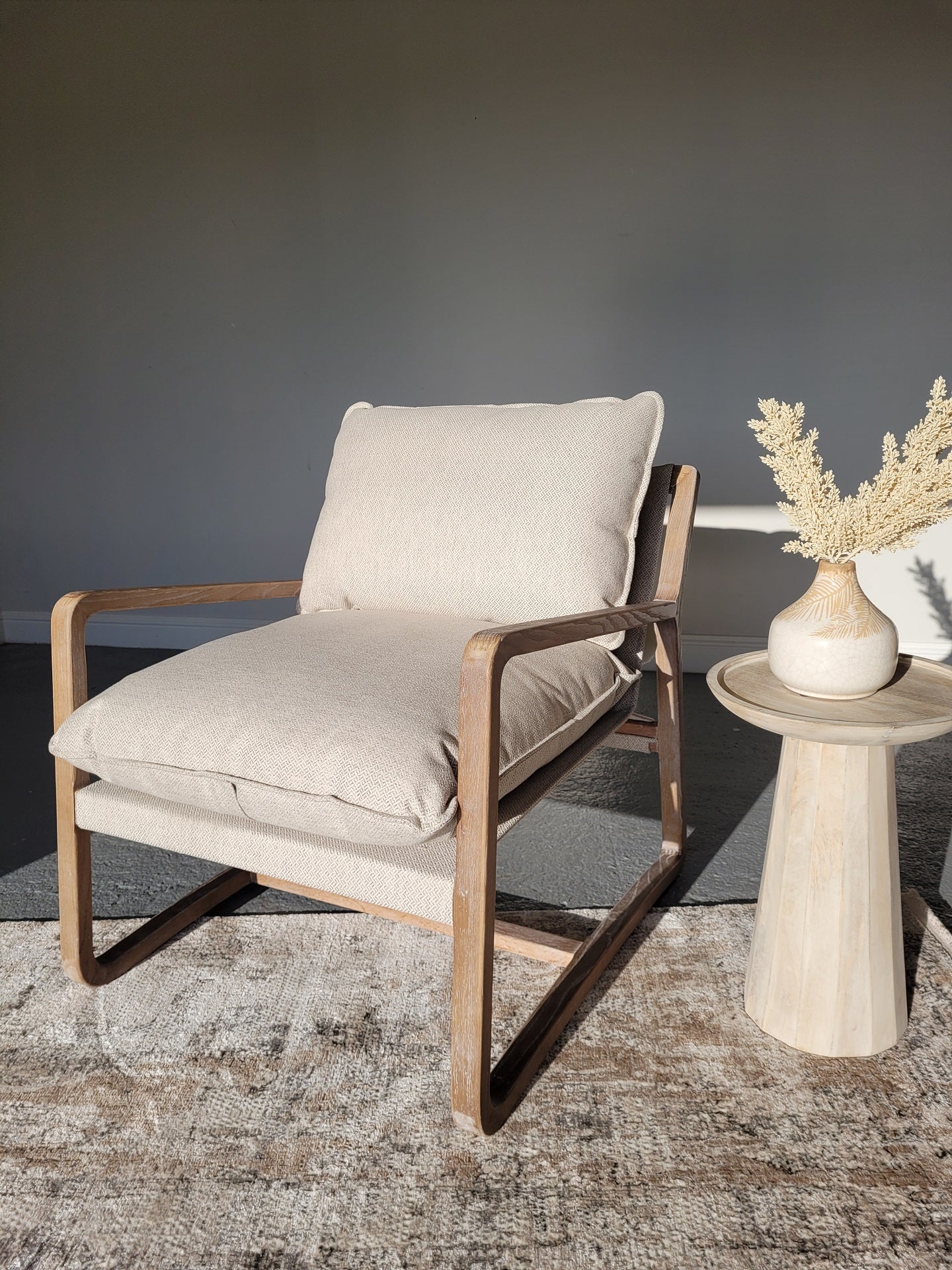 Eva Lounge Chair Natural