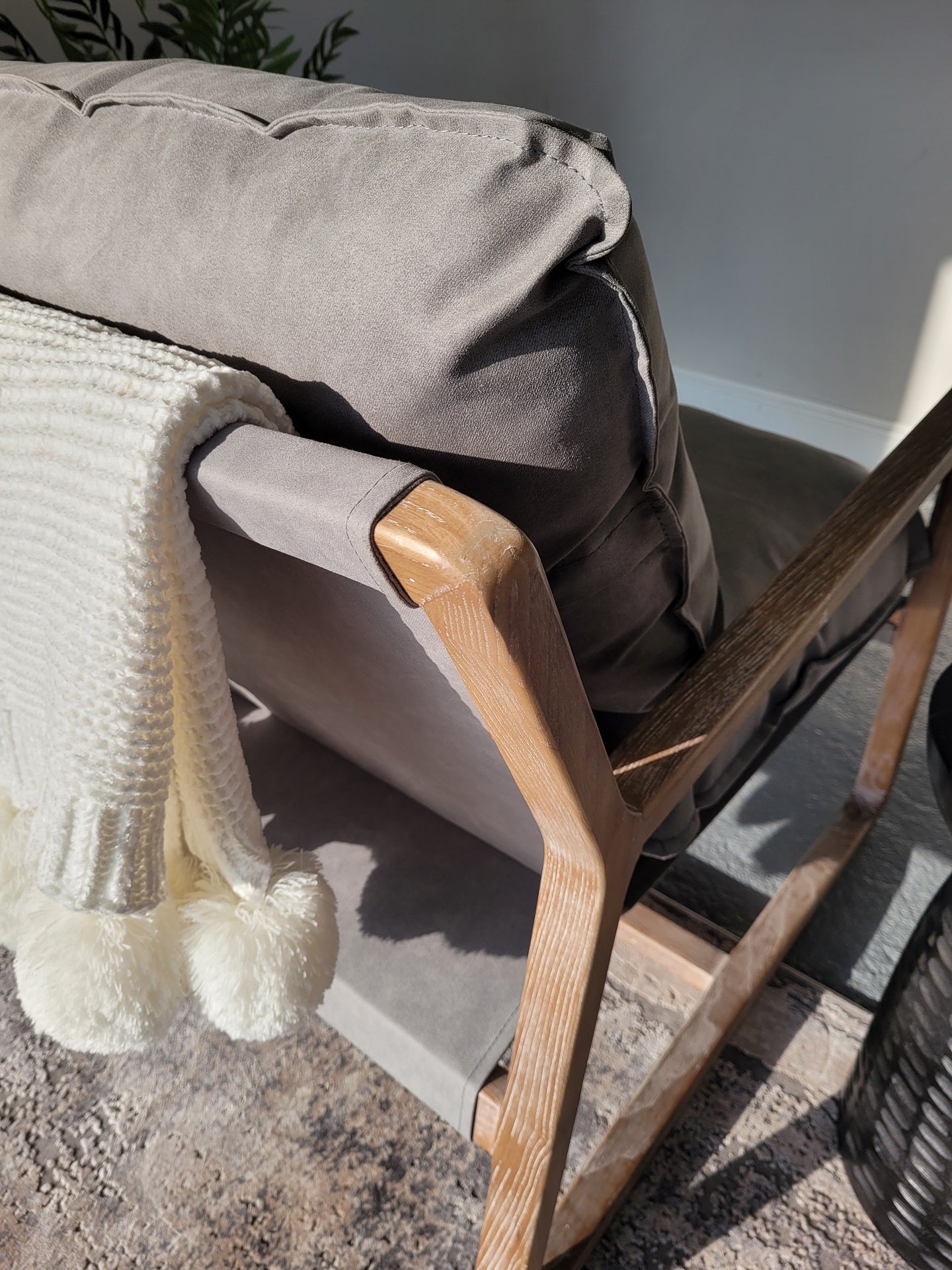 Eva Lounge Chair Grey