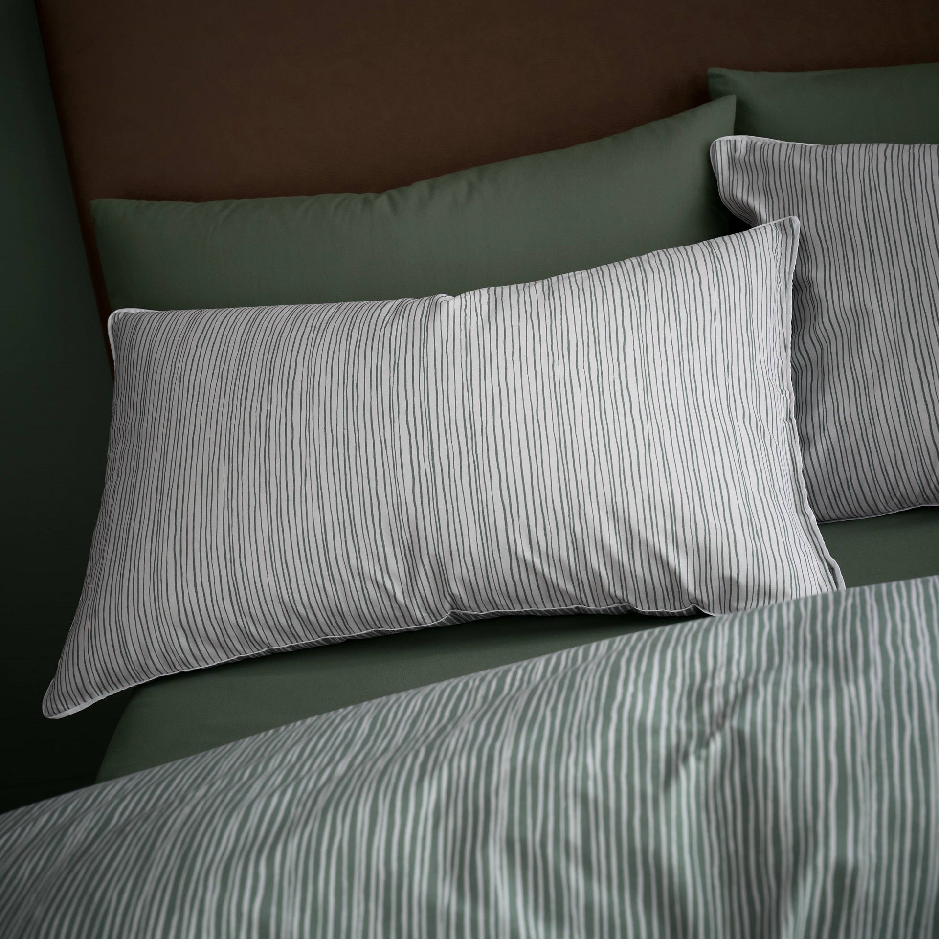 Rupert Stripe Green Duvet Set