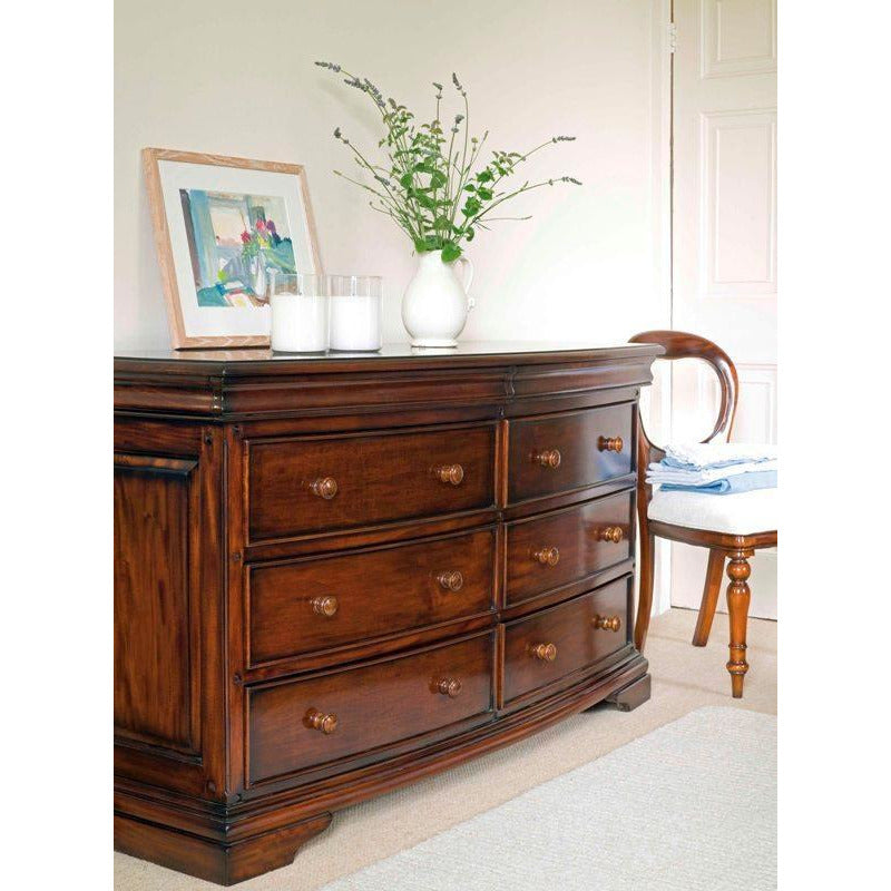 Normandie 8 Drawer Wide Chest from Upstairs Downstairs Furniture in Lisburn, Monaghan and Enniskillen