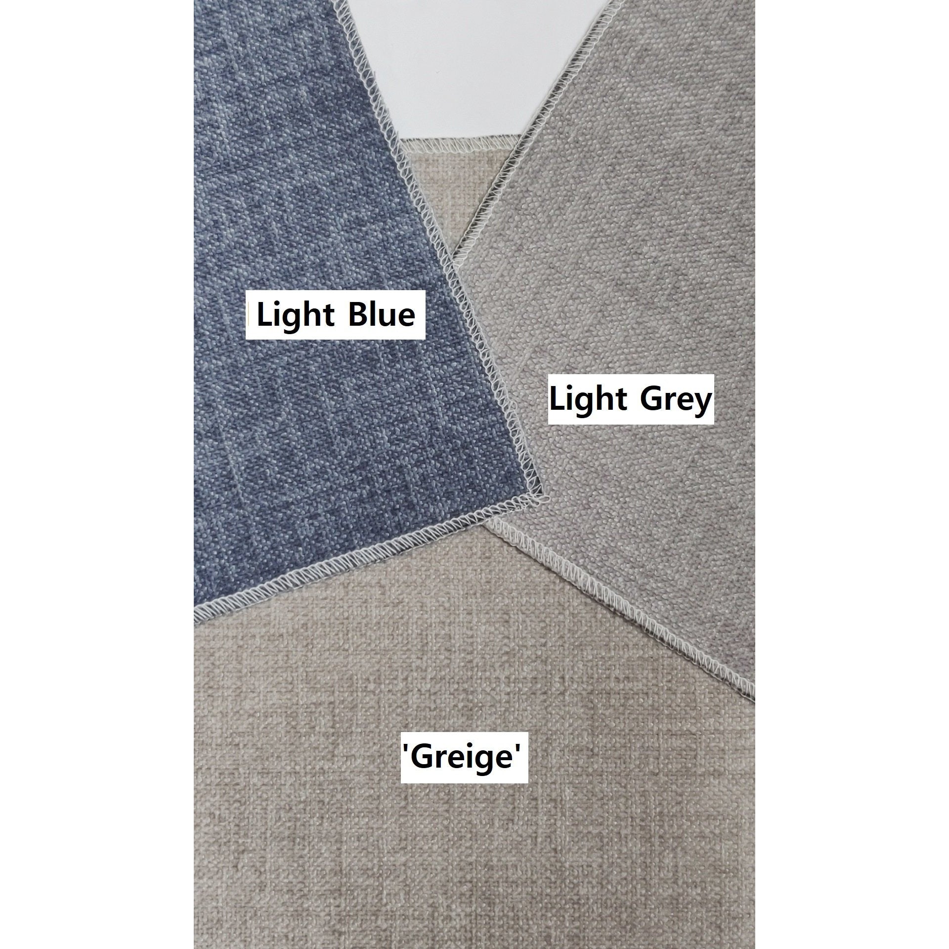 Amelia Fabric Dining Chair Grey with Brass Studs