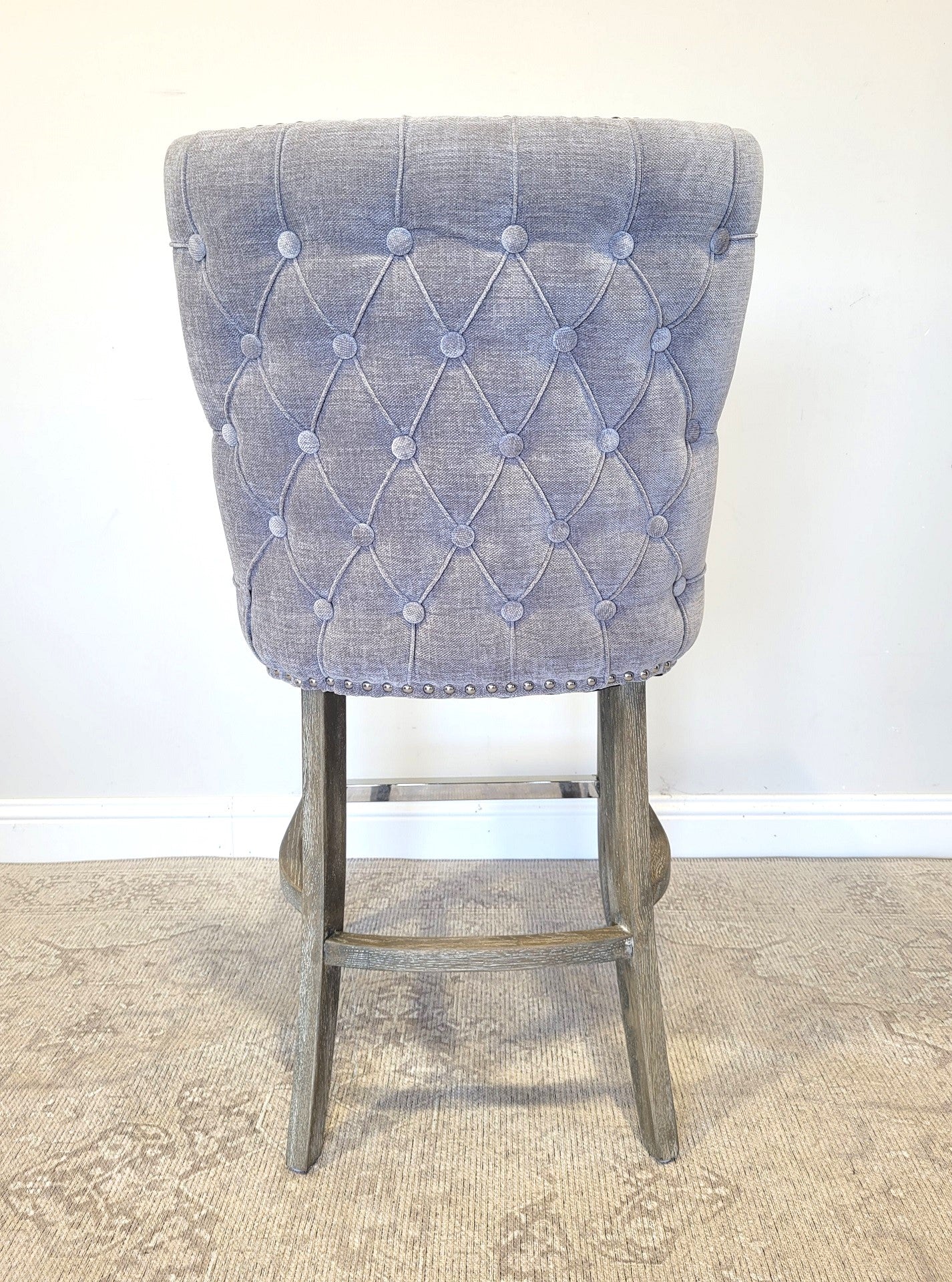 Amelia Counter Stool Light Grey