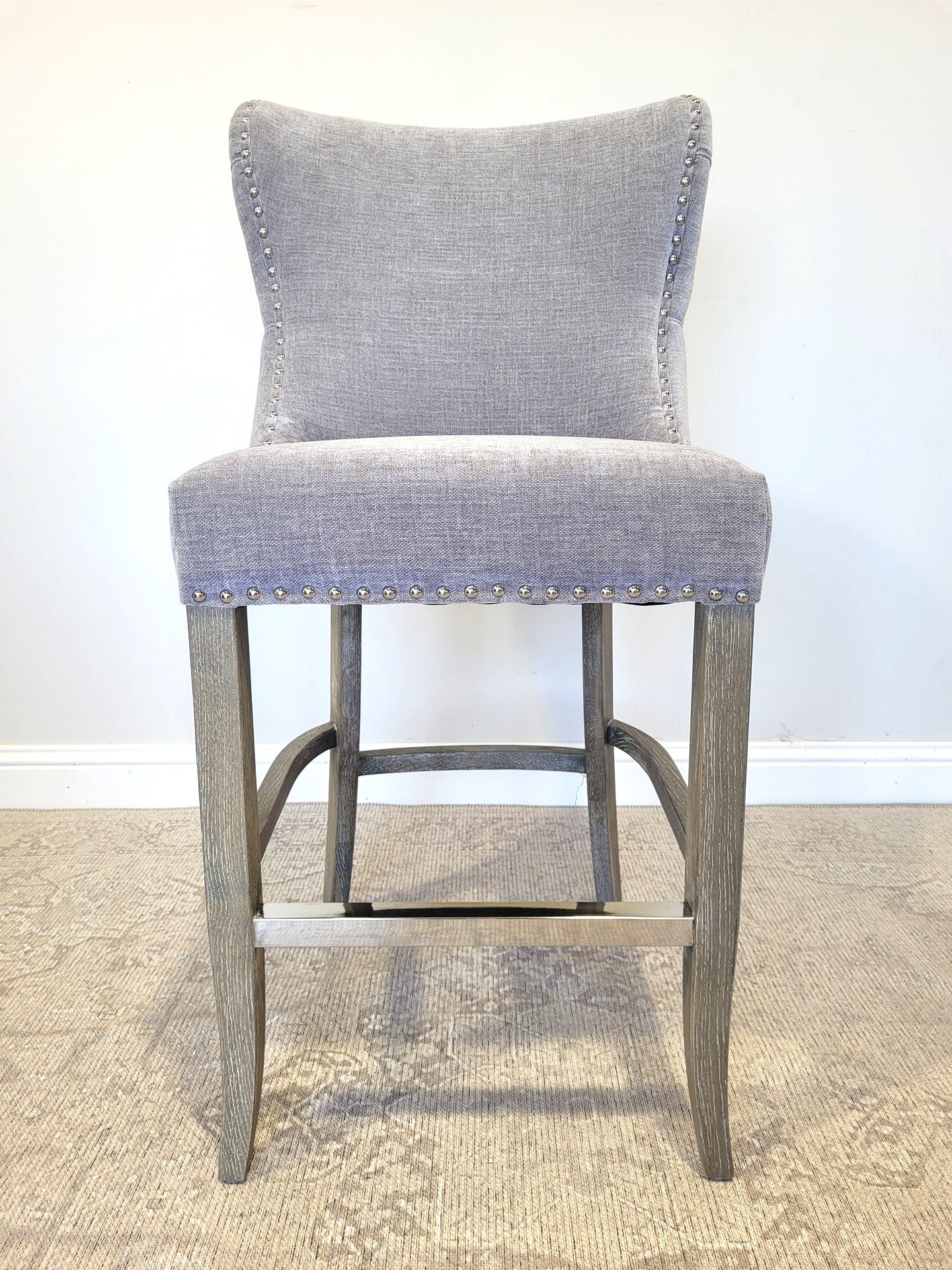 Amelia Counter Stool Light Grey